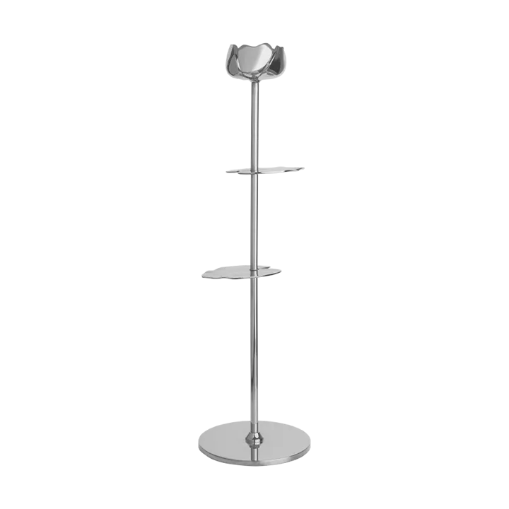 Ninfea Alta 烛台 35cm - 镀镍黄铜 - Hilke Collection