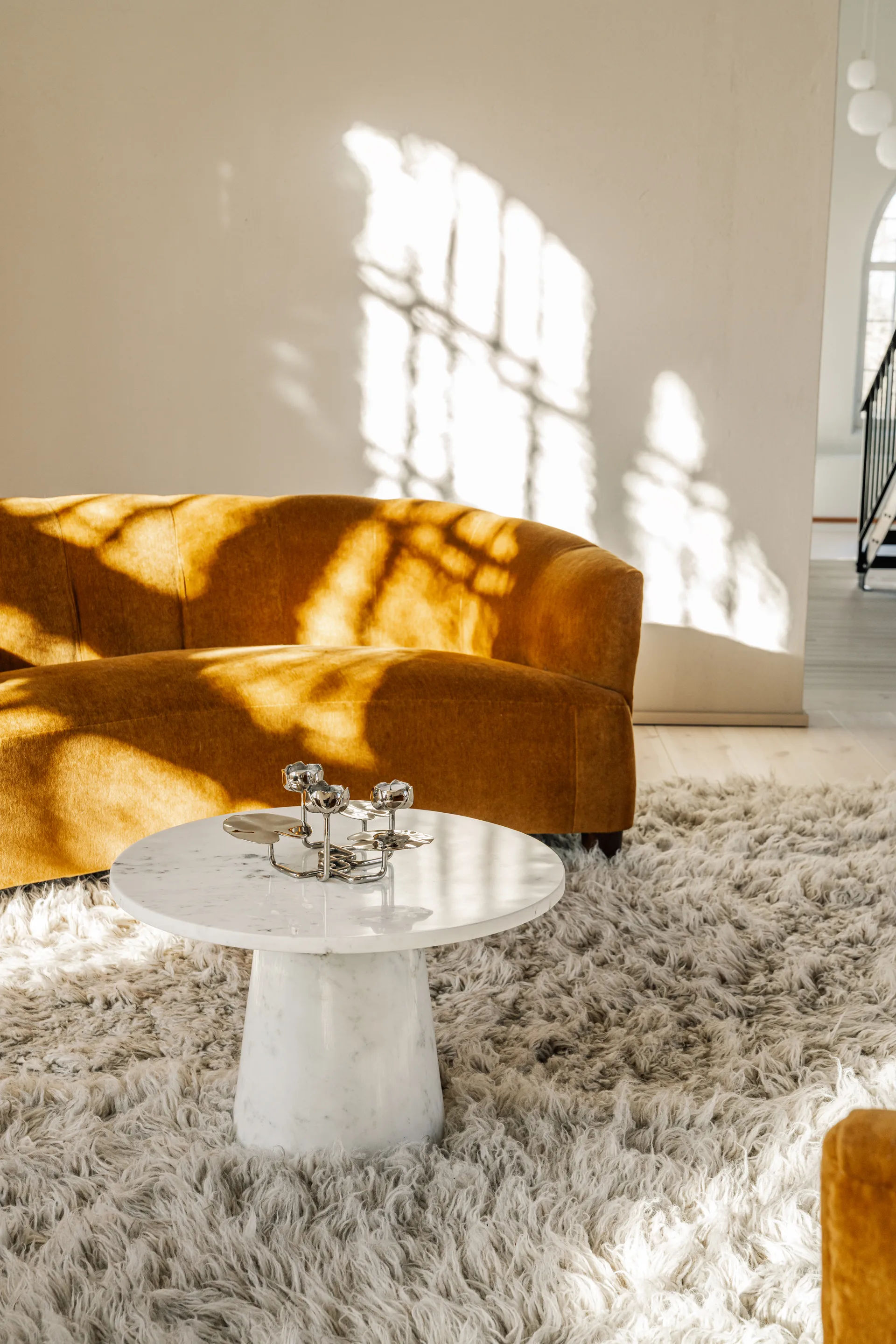 Ninfea grande 烛台, 镍镀 黄铜 Hilke Collection