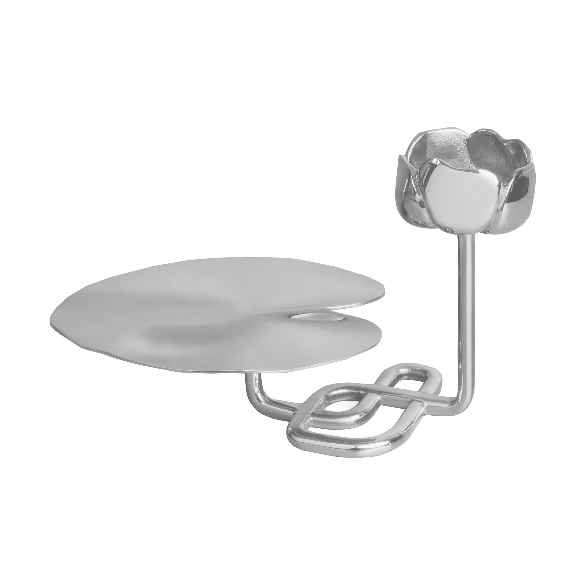 Ninfea No.2 烛台, 镍镀 黄铜 Hilke Collection