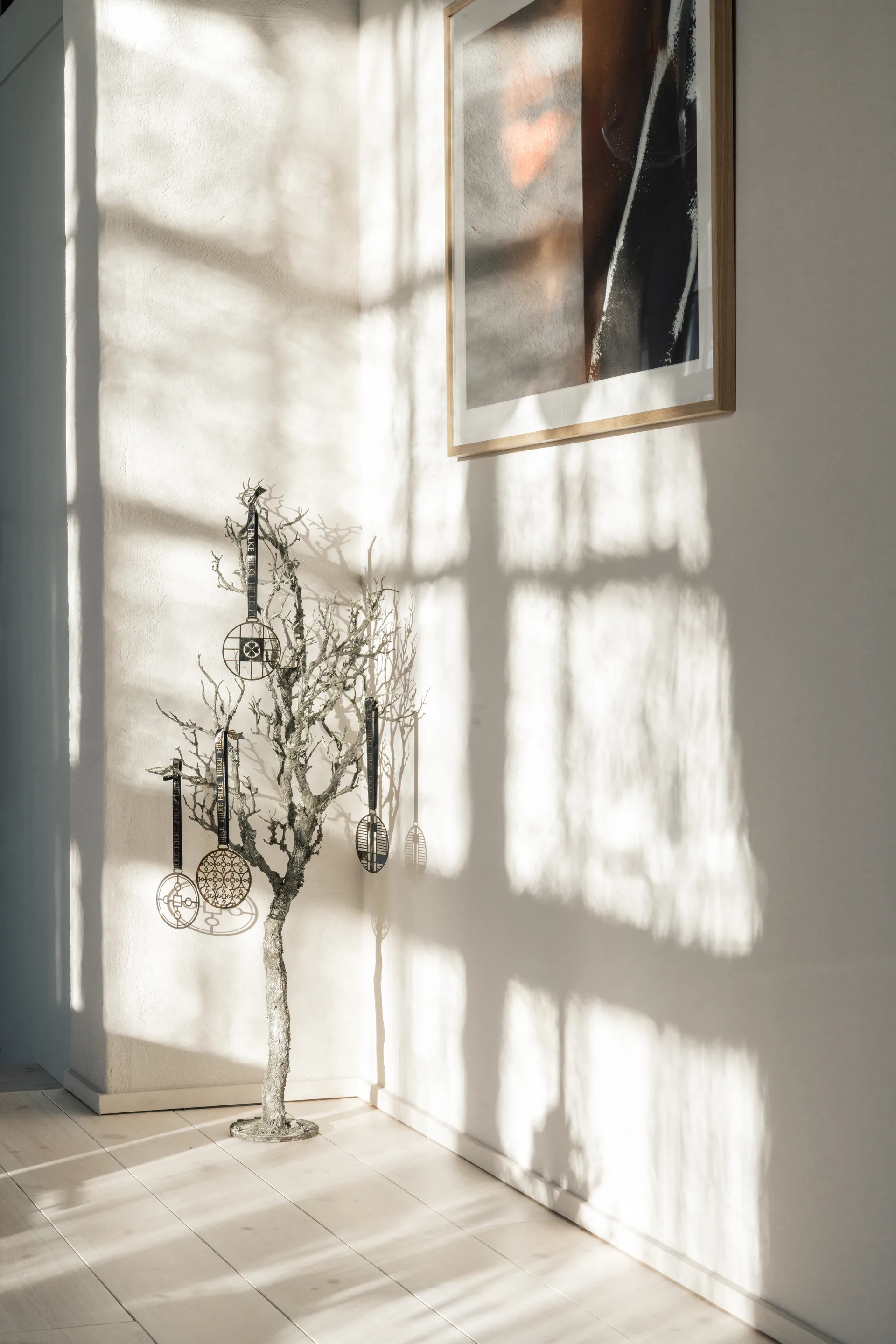 Piano 树 装饰品, 镍镀 黄铜 Hilke Collection