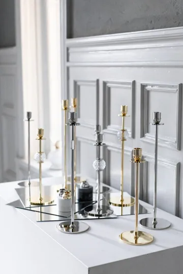 Tuti 烛台40cm - Nickel-plated brass - Hilke Collection