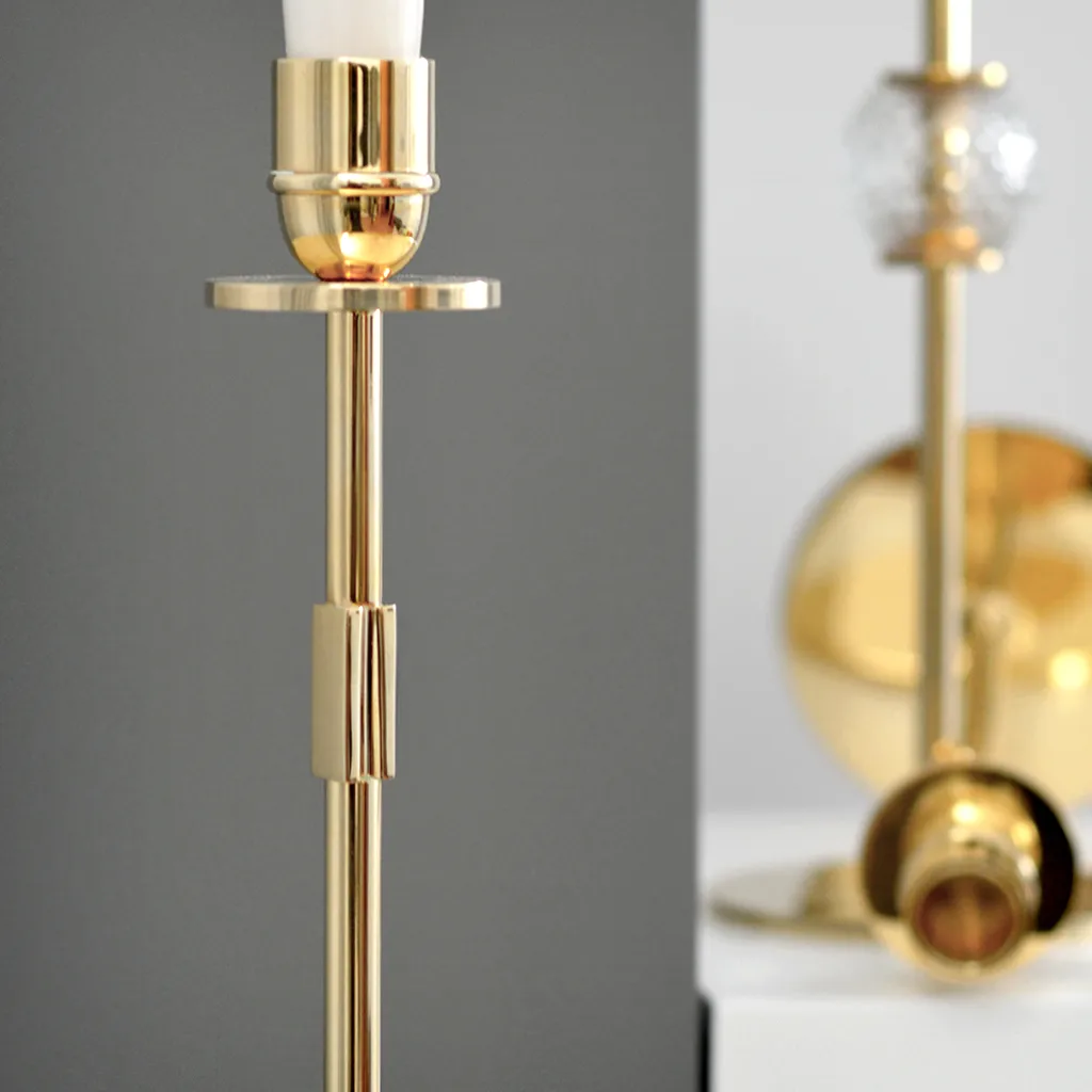 Tuti 烛台40cm, 实心黄铜 Hilke Collection