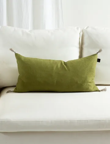 阳光流苏靠垫套30x60cm - Greenery - Himla