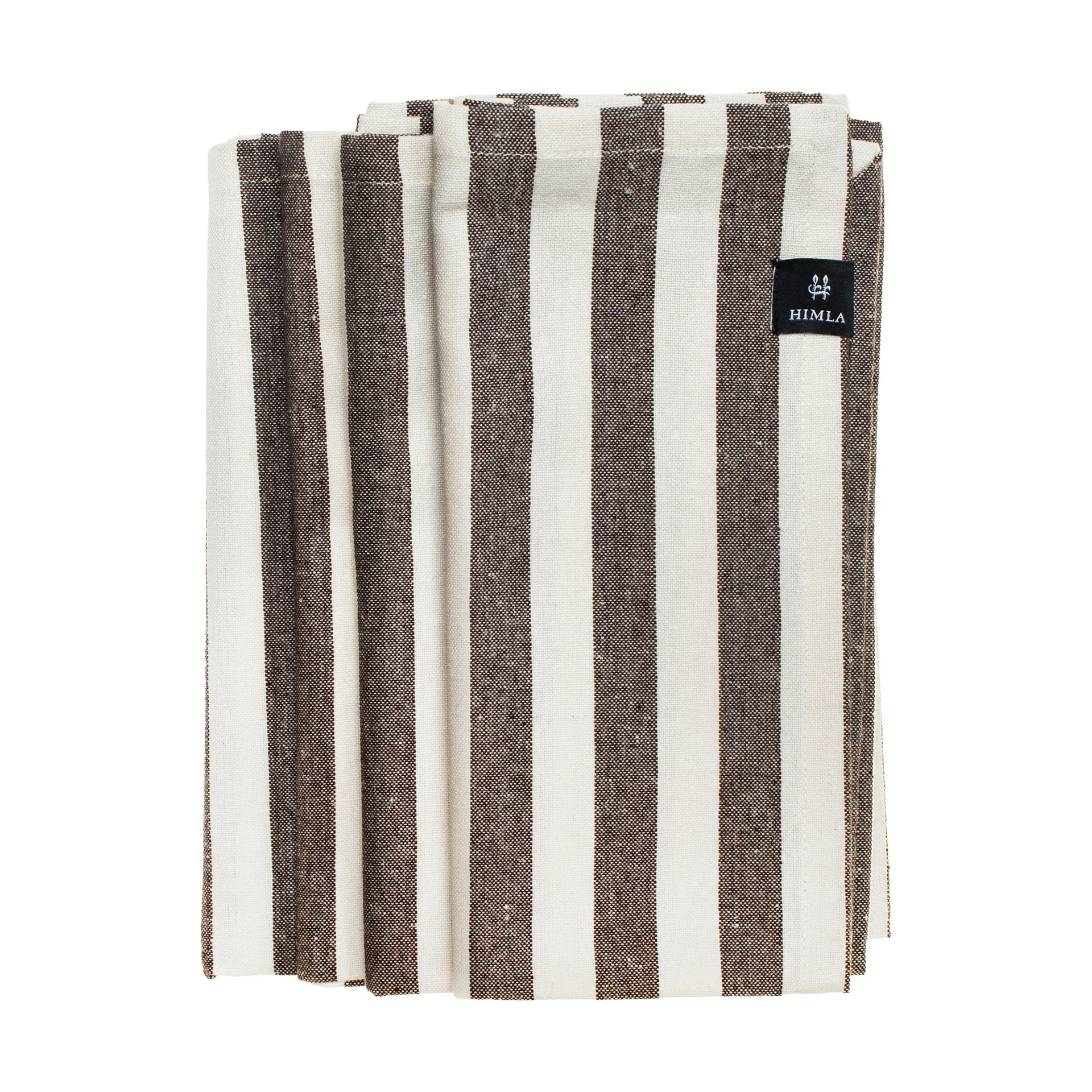 Bretagne 纺织品 餐巾纸 50x50 cm 四件套装, 巧克力色 Himla