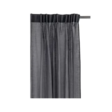 Dalsland窗帘 - Charcoal, pleat band and channel - Himla