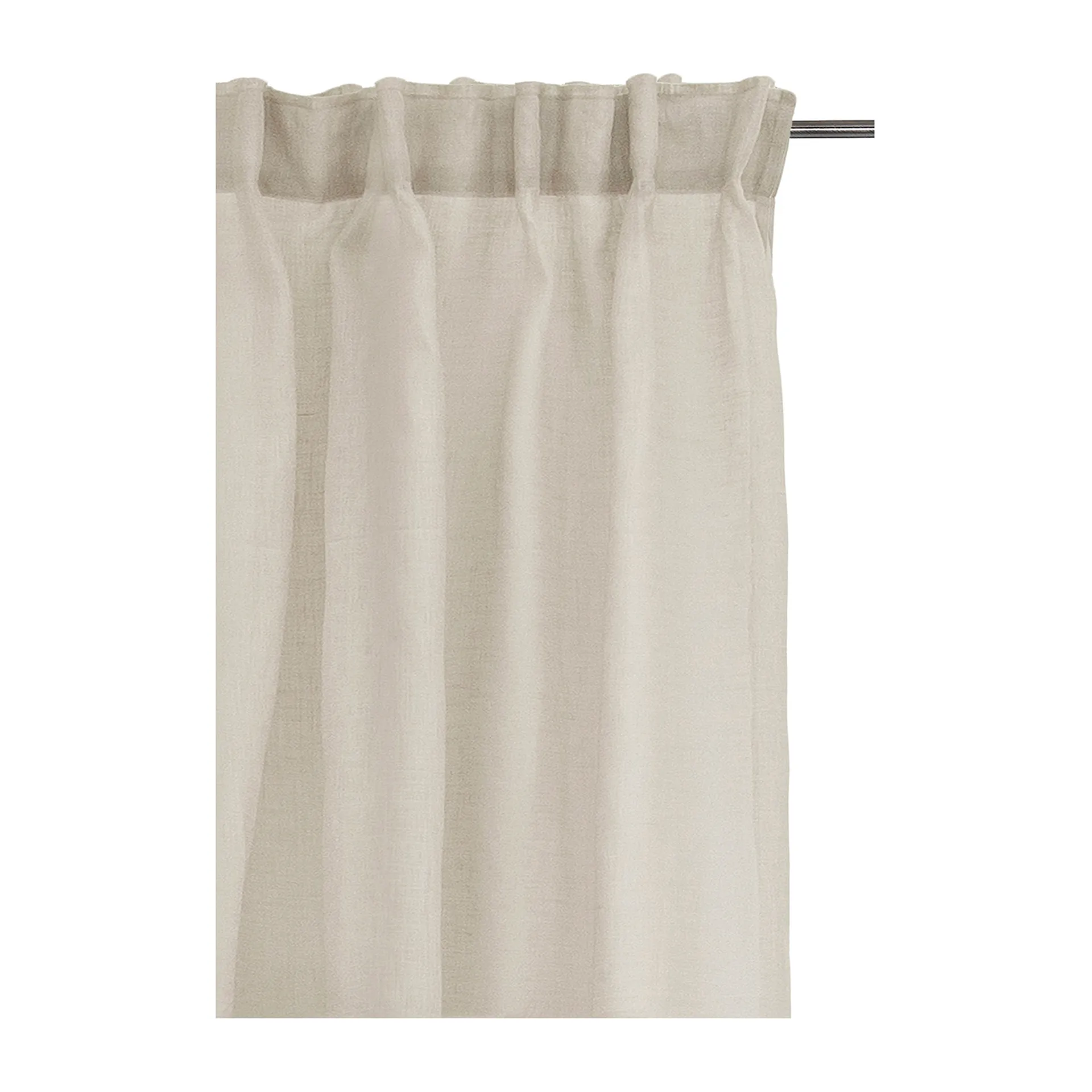Dalsland curtain heading tape & channel 145x250 cm, Oatmeal Himla