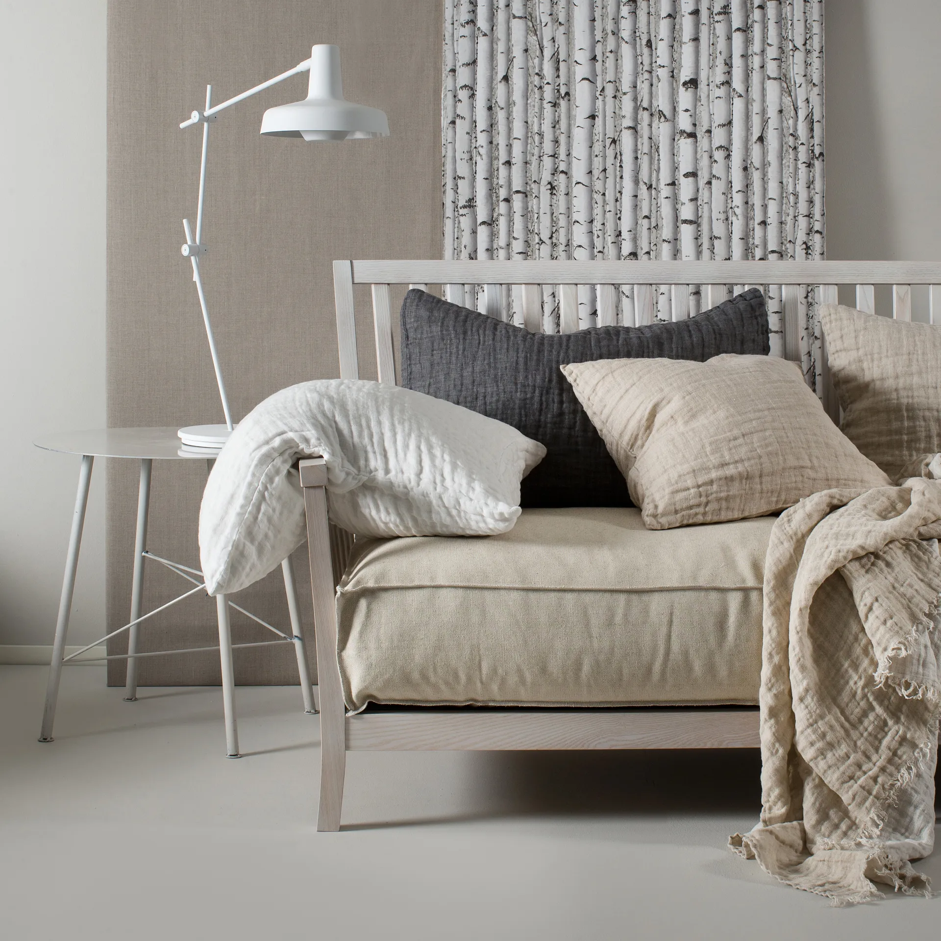 Hannelin 枕头套 50x50 cm, 白色 Himla