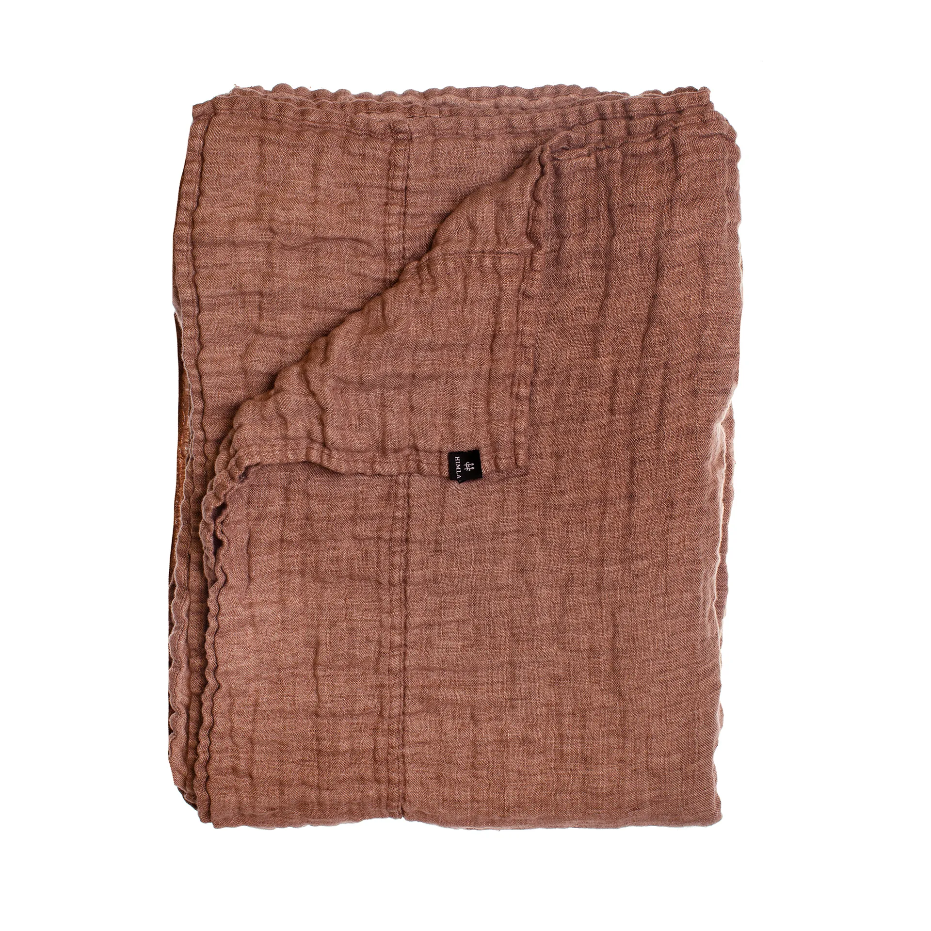 Hannelin bedspread rust 'n rose (brown), 160x260 Himla