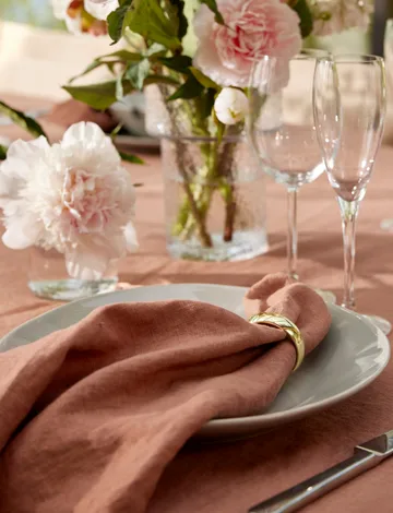 Himla 阳光系列亚麻餐巾 4件套 - Grounded, 45x45 cm - Himla