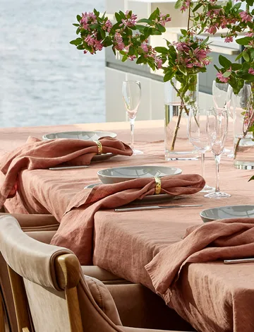 Himla 阳光系列亚麻餐巾 4件套 - Grounded, 45x45 cm - Himla