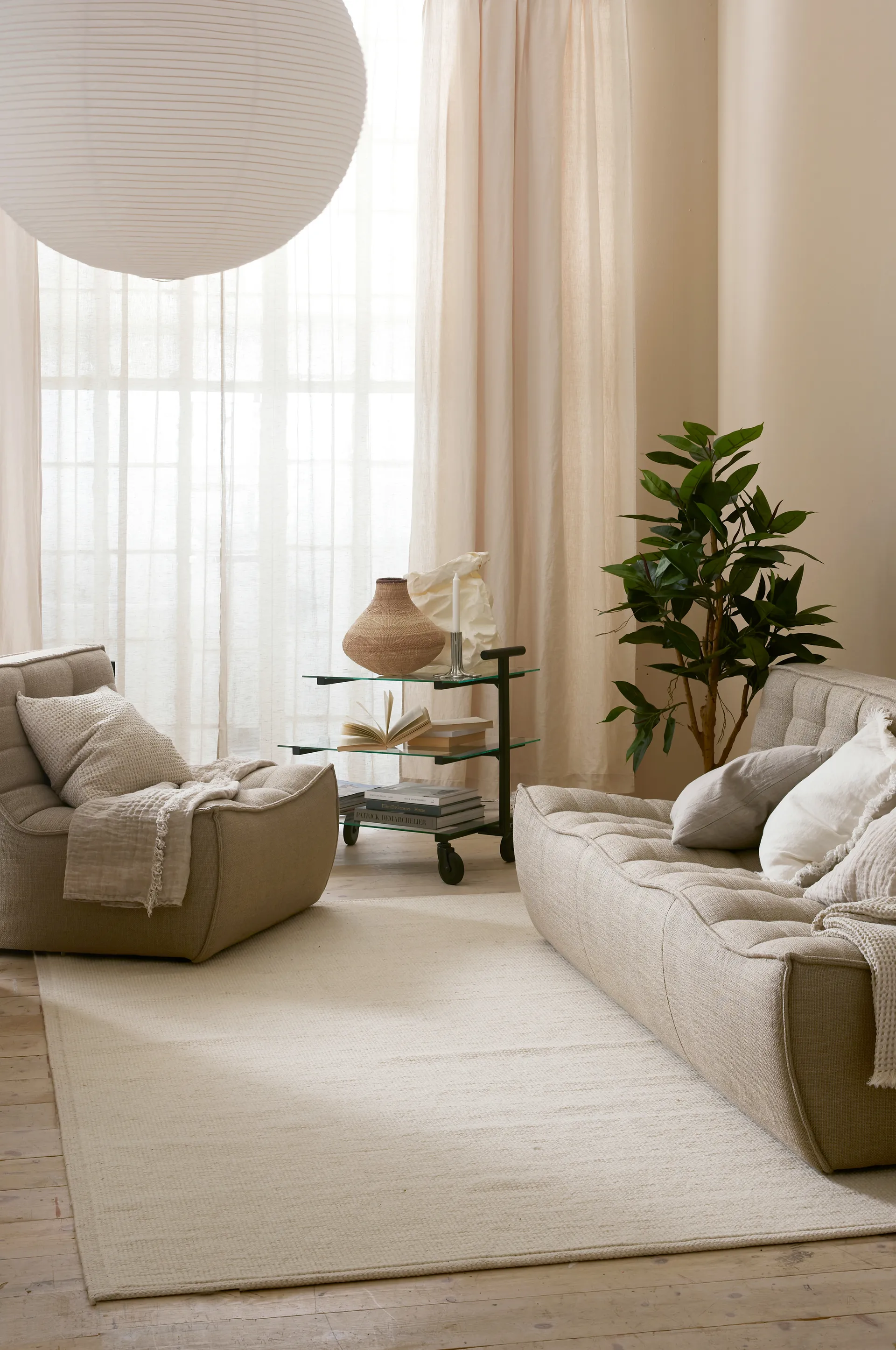 Himla 羊毛地毯 natural, 140x200 cm Himla