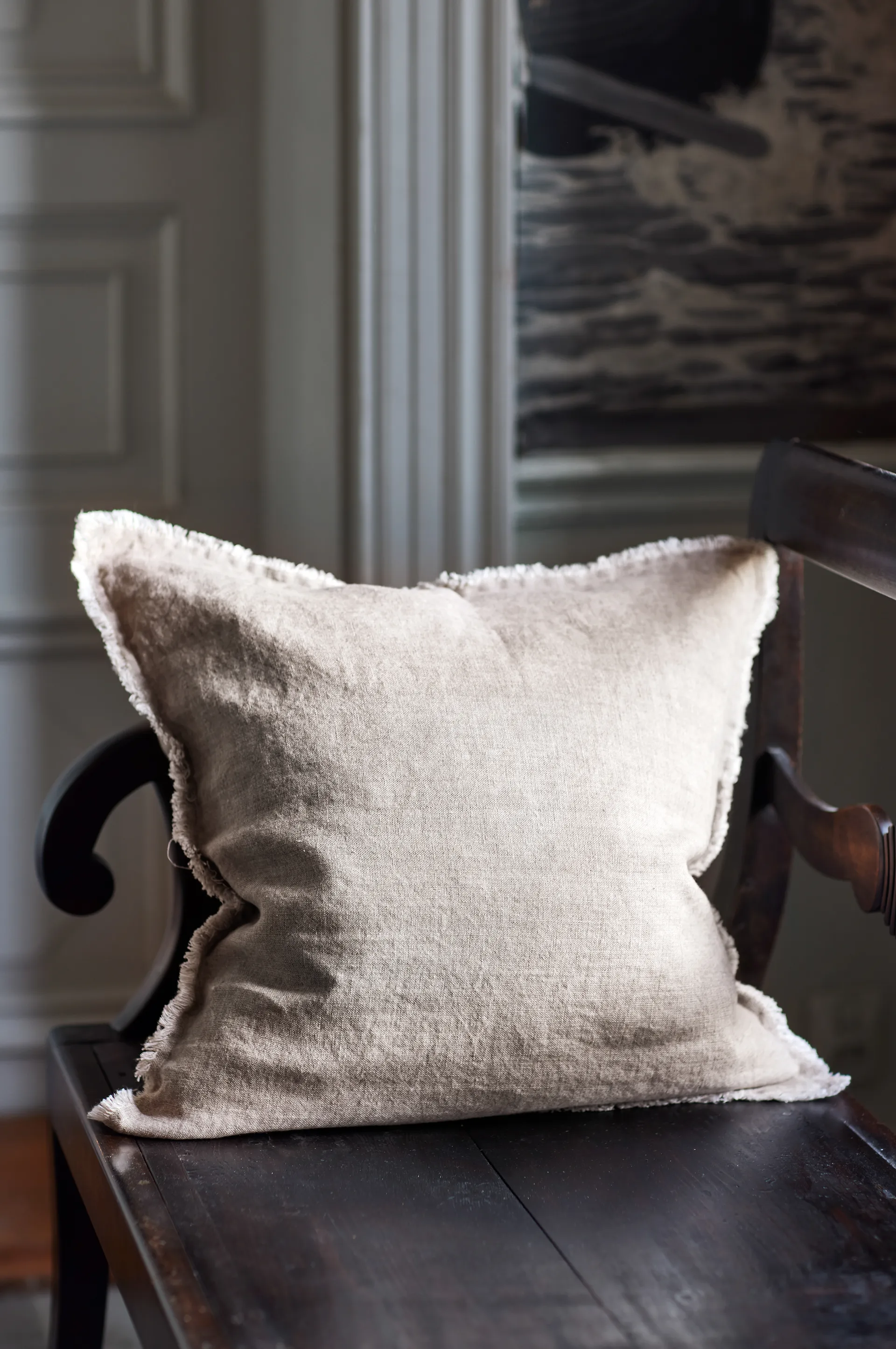 Levelin枕套50x50cm, 自然色 Himla