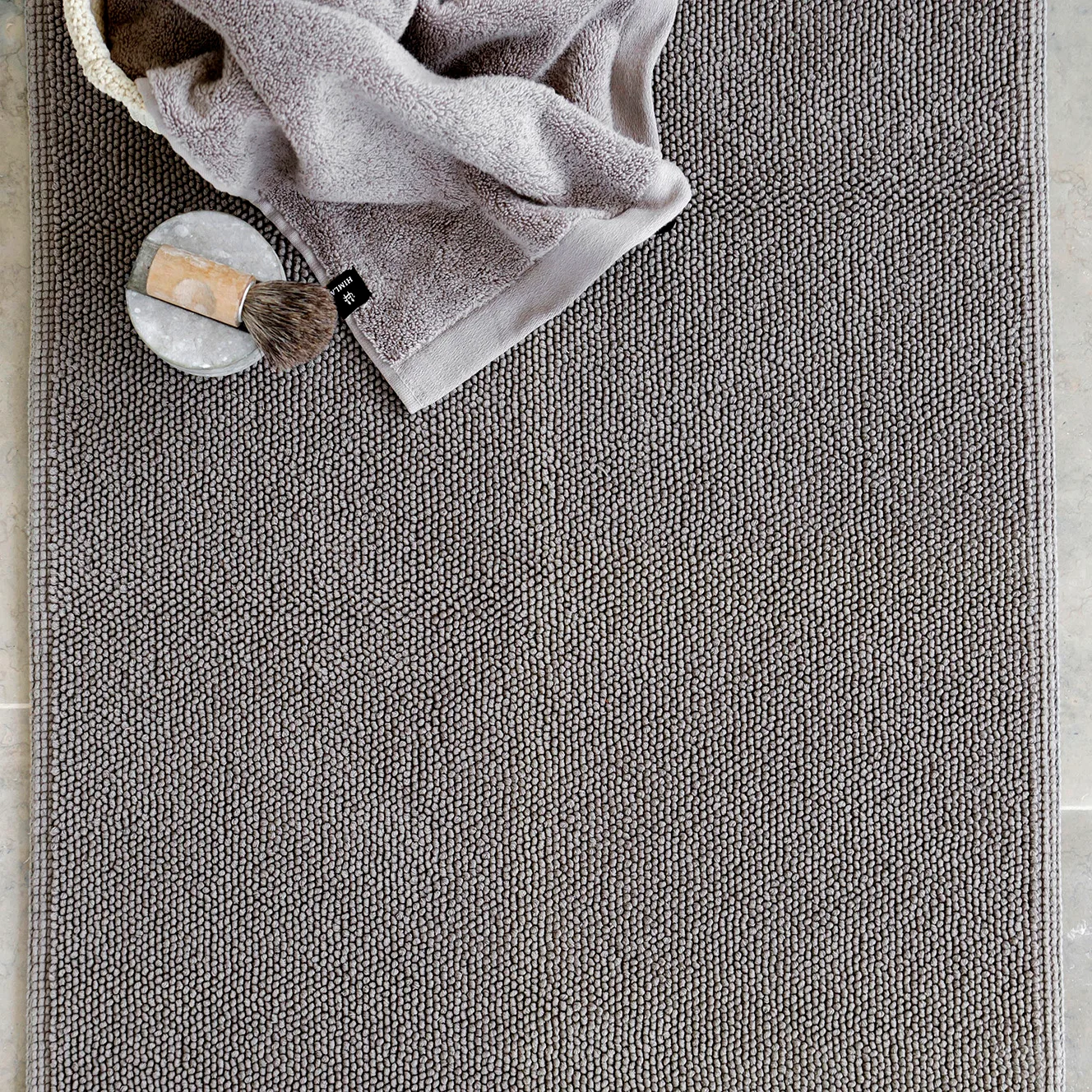 Max 浴室地毯60x90cm, 铅灰色 Himla