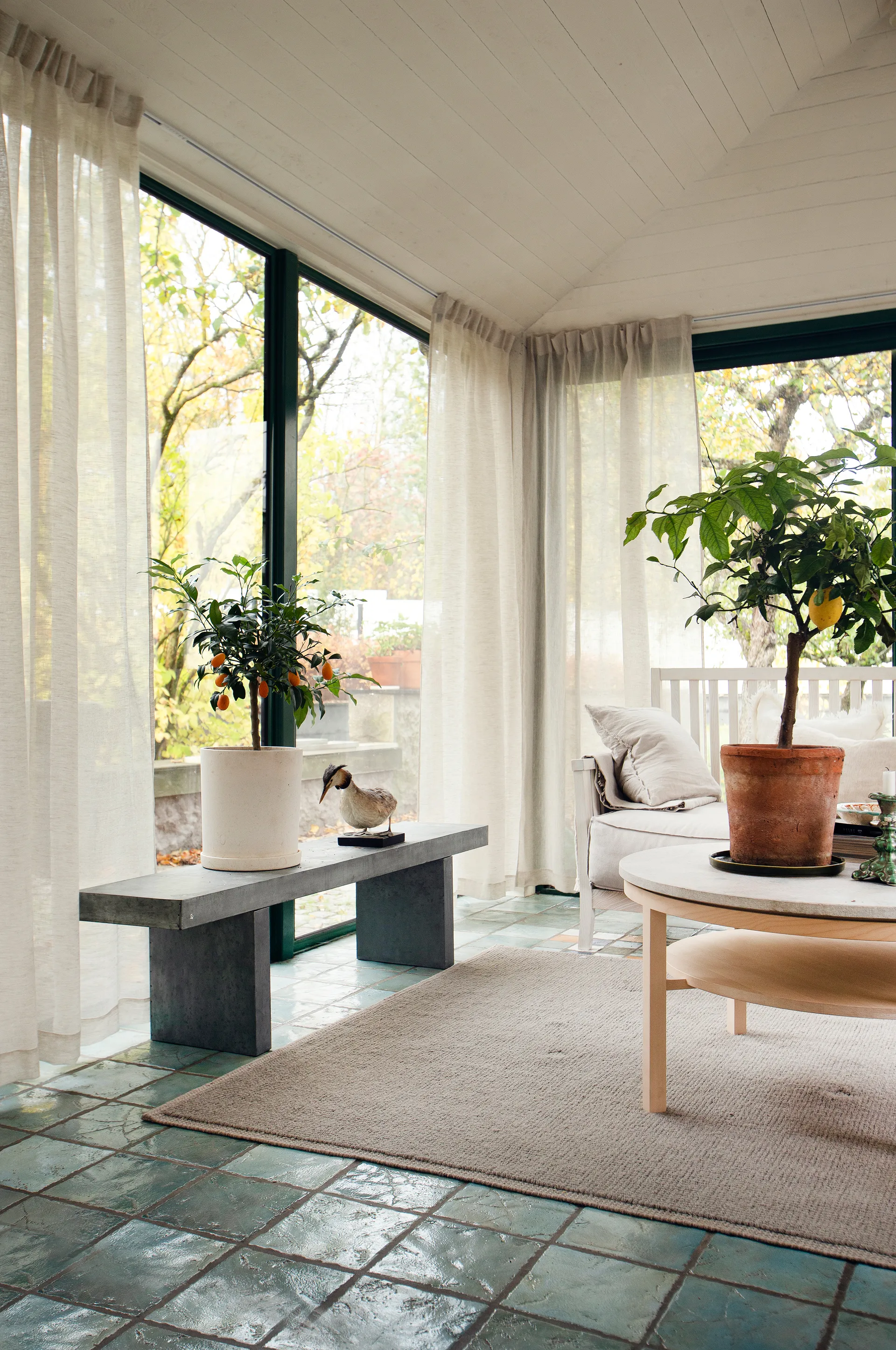 Skylight 窗帘 with ironing strip 140x290 cm, Oatmeal Himla