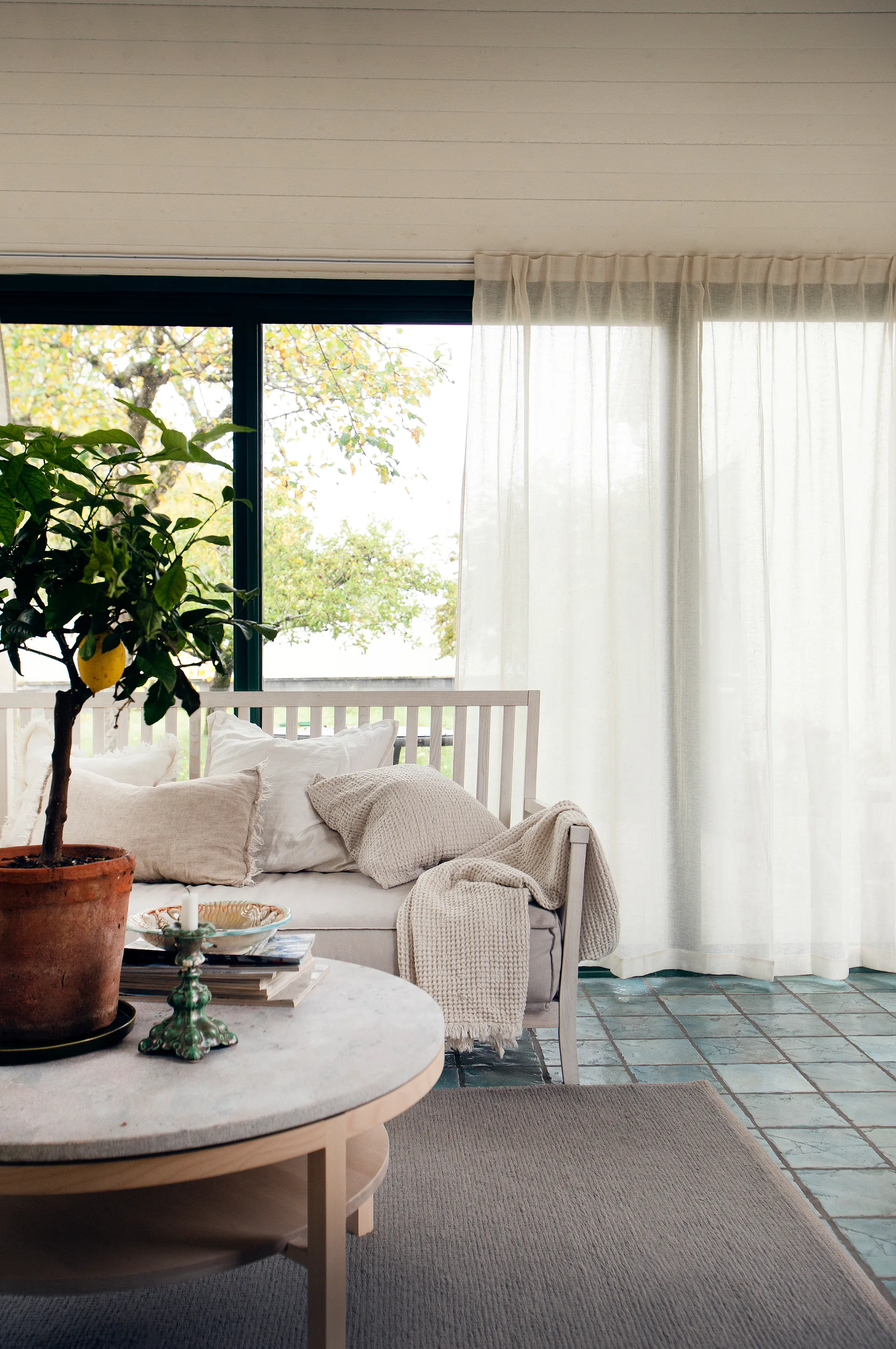 Skylight 窗帘 with ironing strip 280x290 cm, Fog Himla