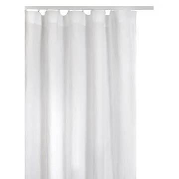 Springtime curtain with ironing strip 140x290 cm - 白色 - Himla