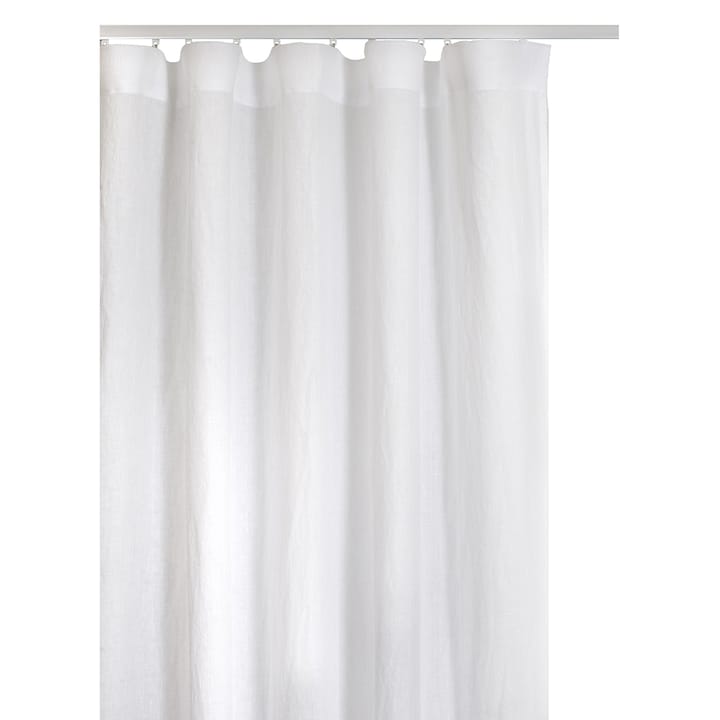 Springtime curtain with ironing strip 140x290 cm - 白色 - Himla