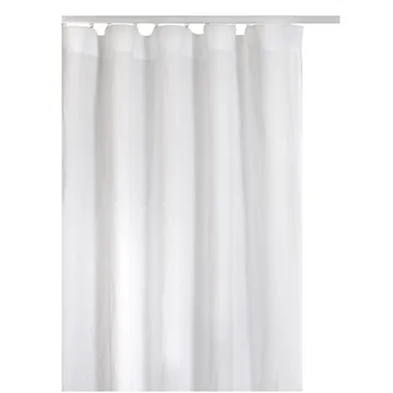Springtime curtain with ironing strip 280x290 cm - 白色 - Himla