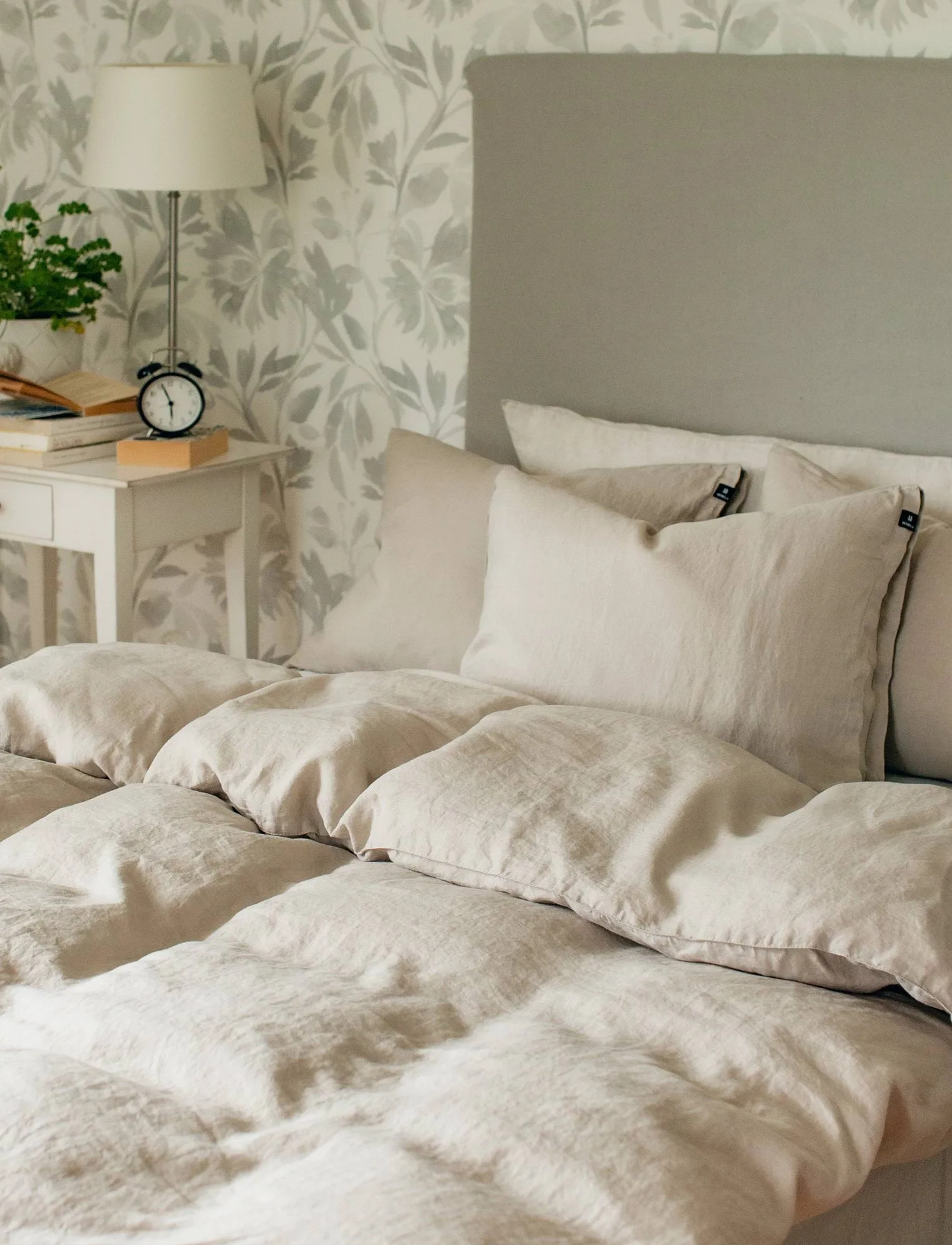Sunrise bedsheet 150x210 cm, Vintage（灰色） Himla