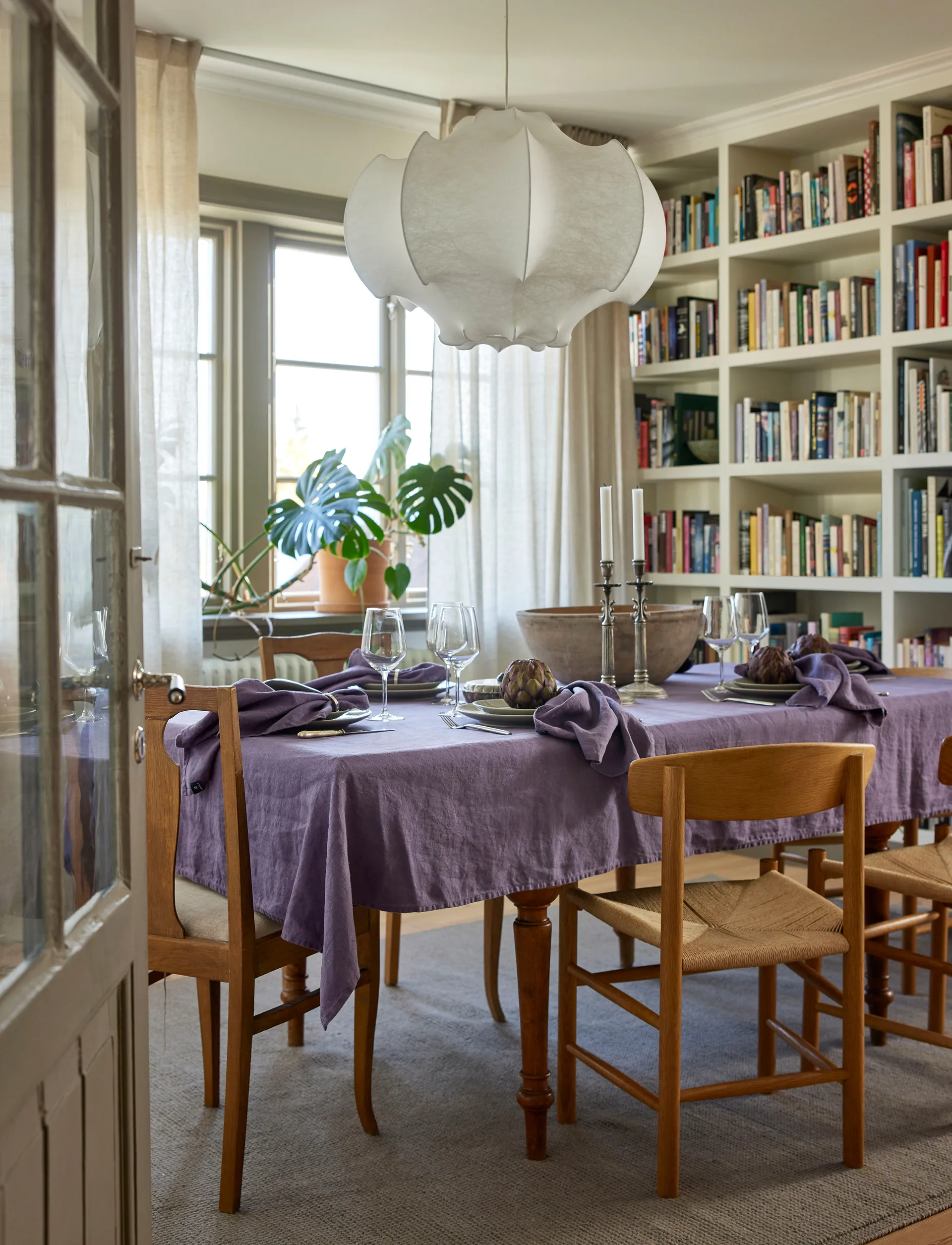 Sunshine 桌布, 薰衣草紫, 145x330 cm Himla