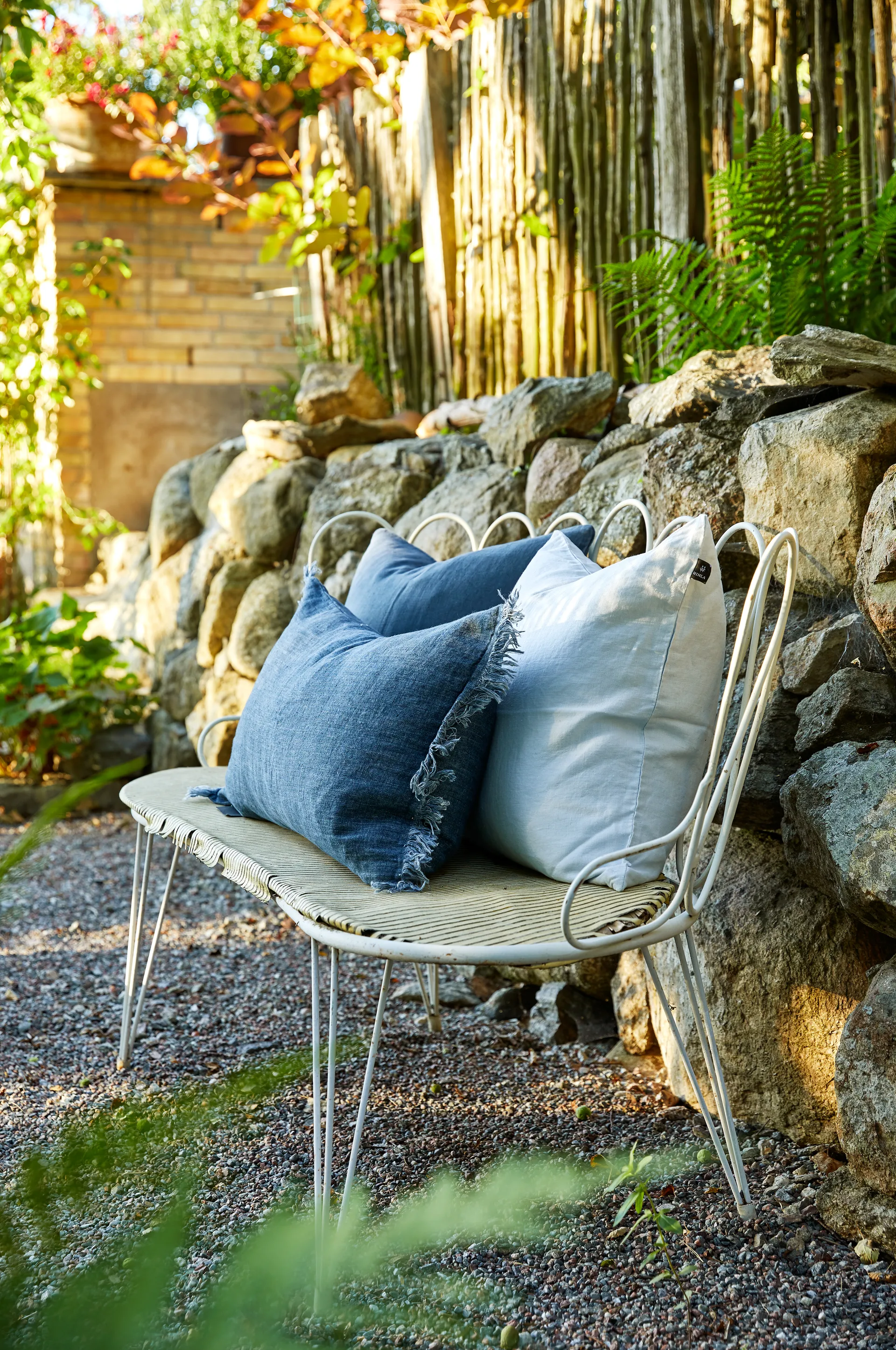 Sunshine 枕头套 50x50 cm, Silence (蓝色) Himla