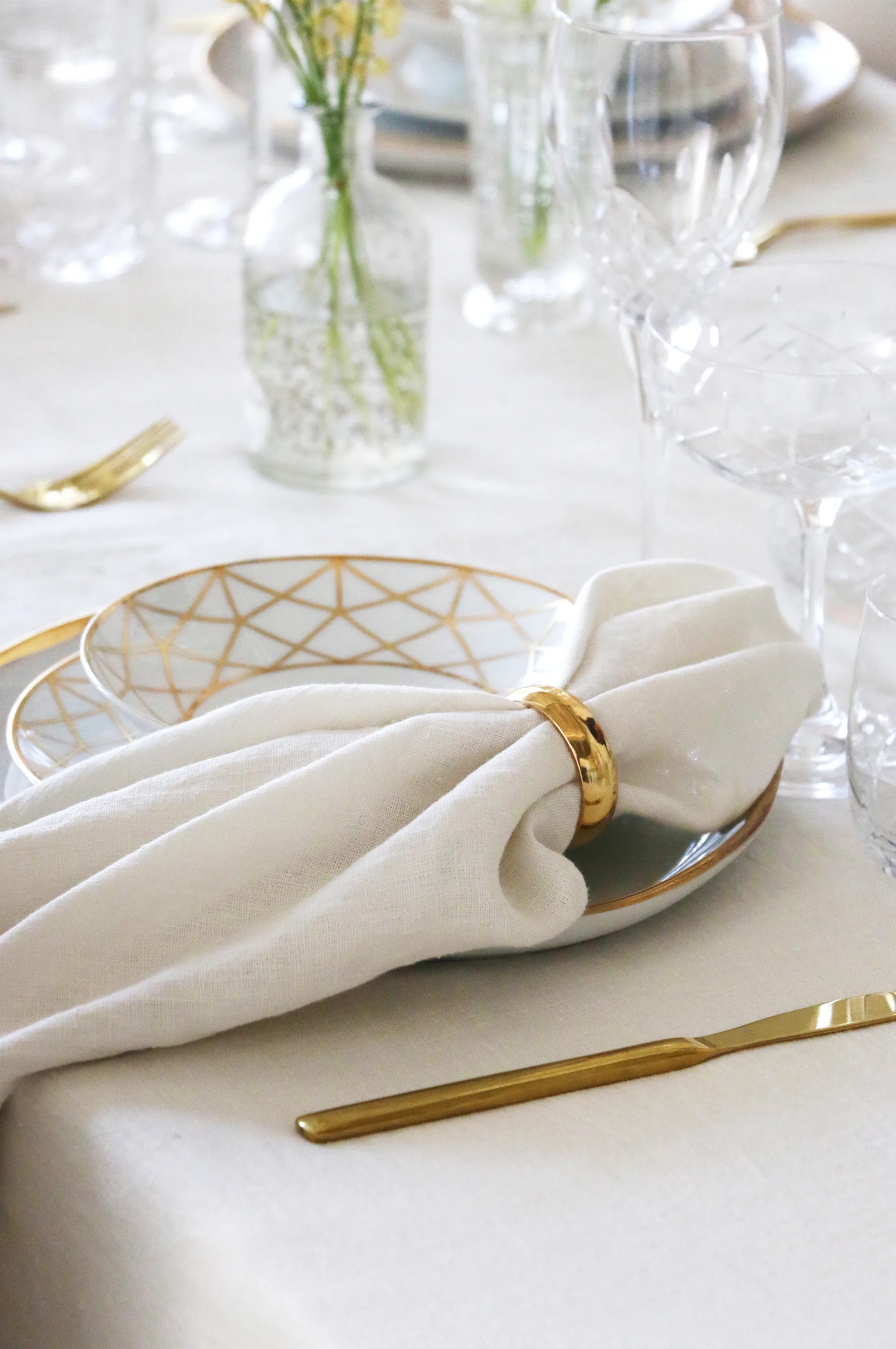 Sunshine 餐巾纸 四件套装, Fog (米色) Himla