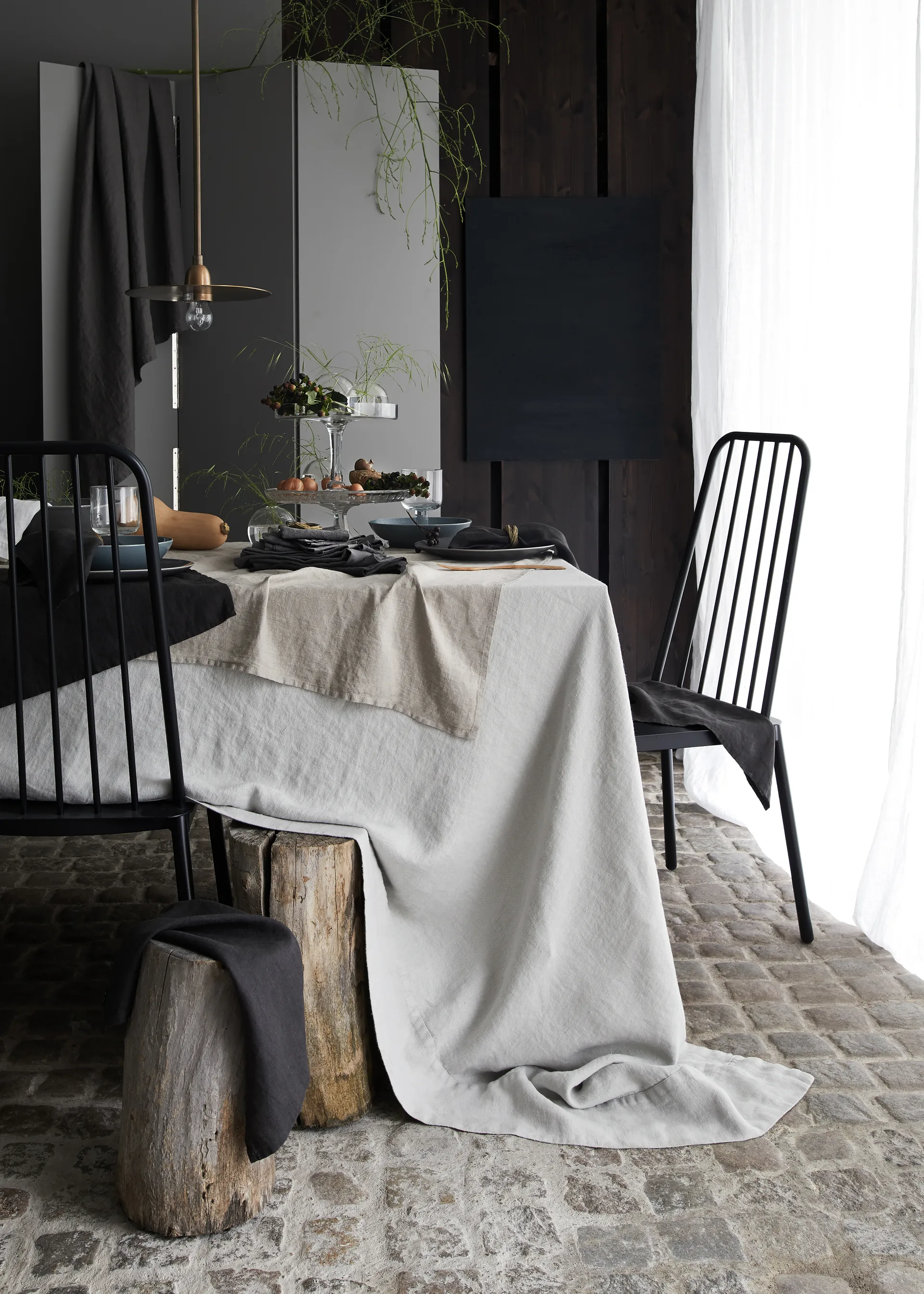 Sunshine 桌布 natural, 145x250 cm Himla