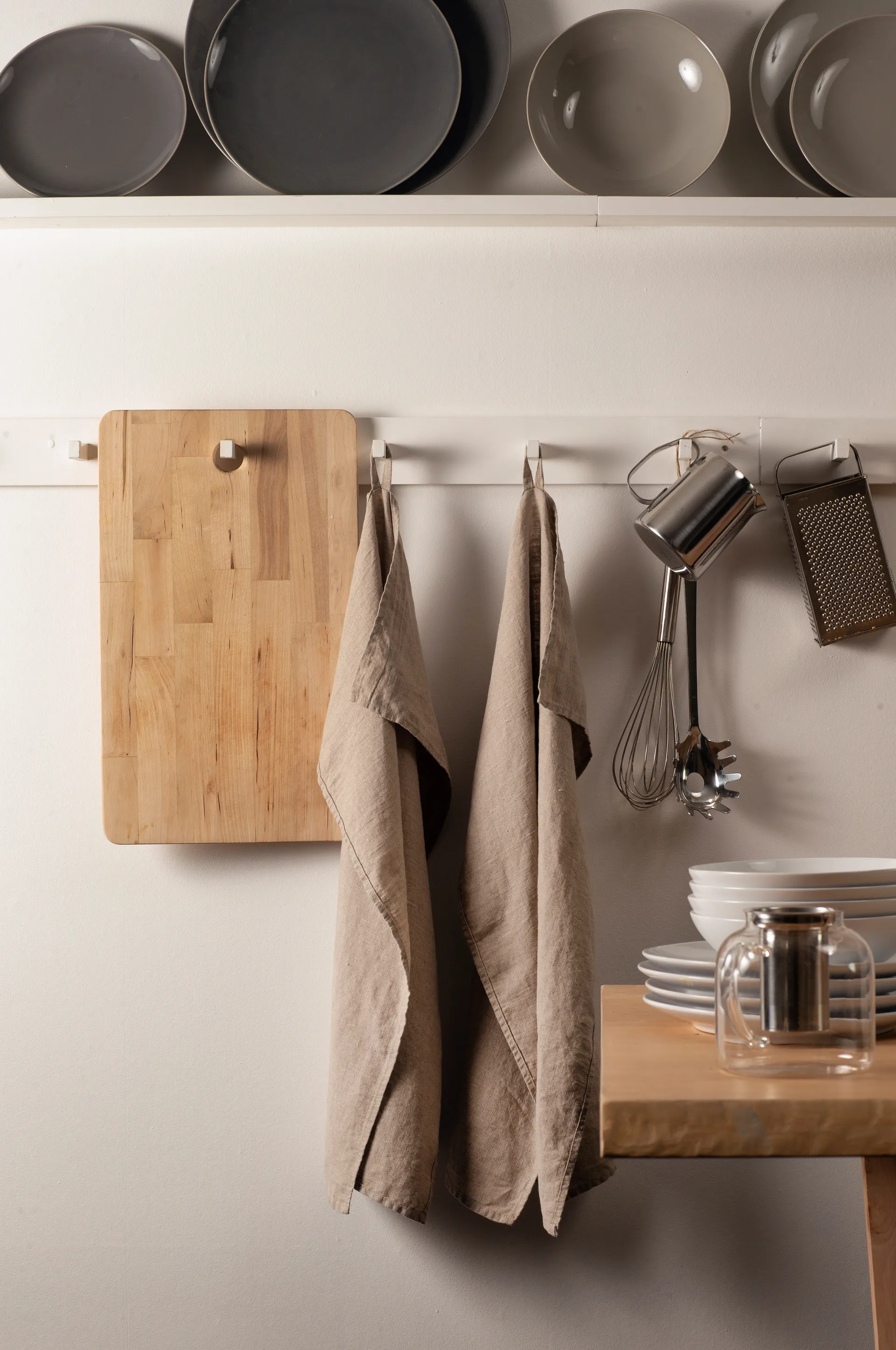 Sunshine 厨房巾 两件套装, Natural Himla