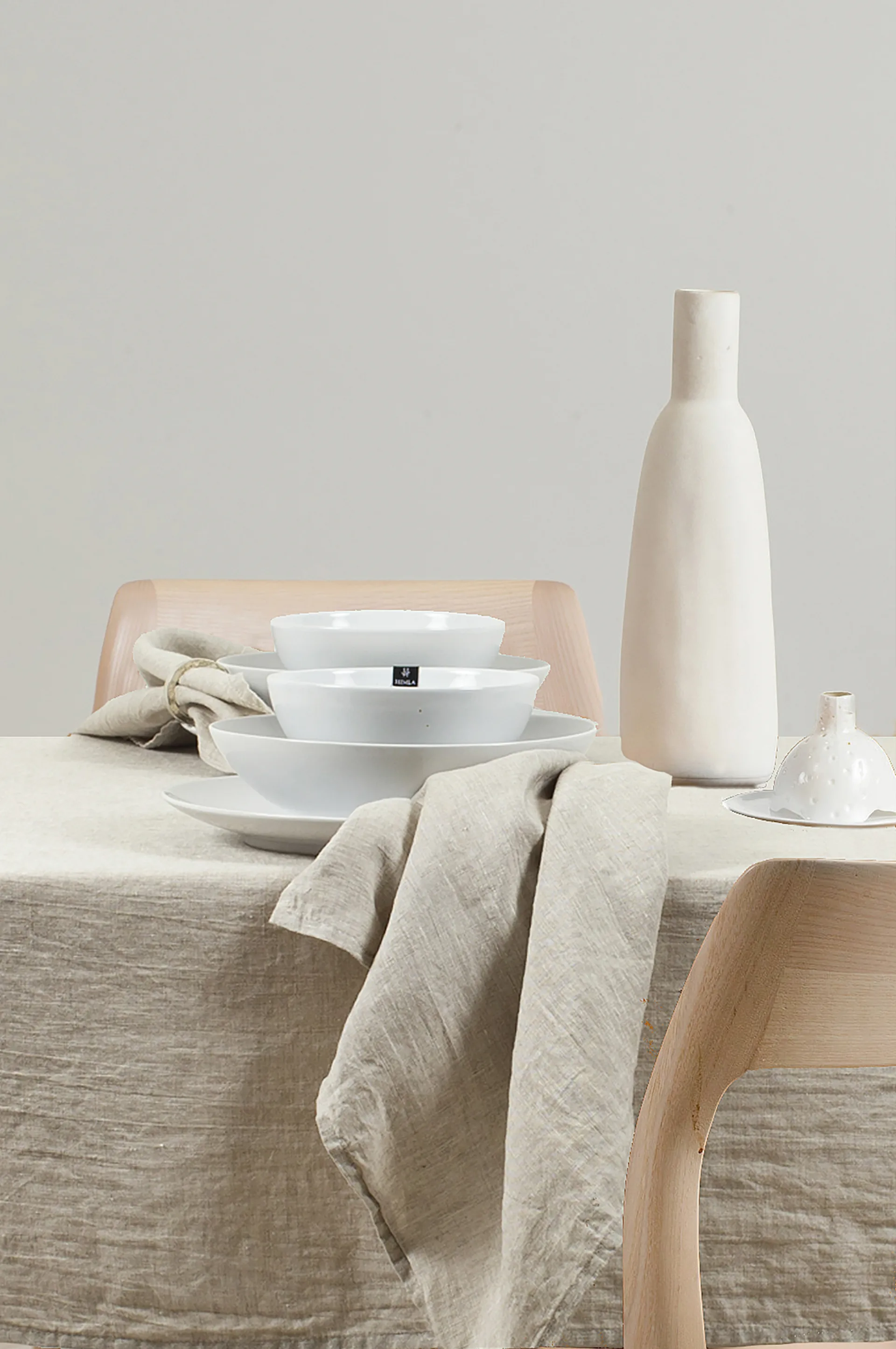 Sunshine 餐巾纸 四件套装, Oatmeal (天然色) Himla