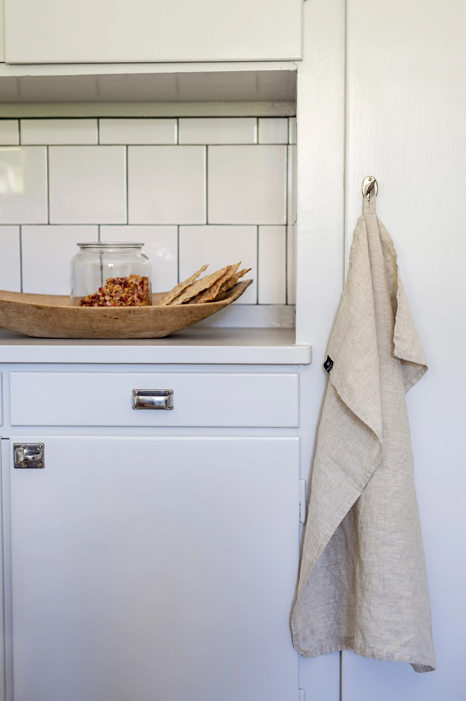 Sunshine 厨房巾 两件套装, Oatmeal Himla