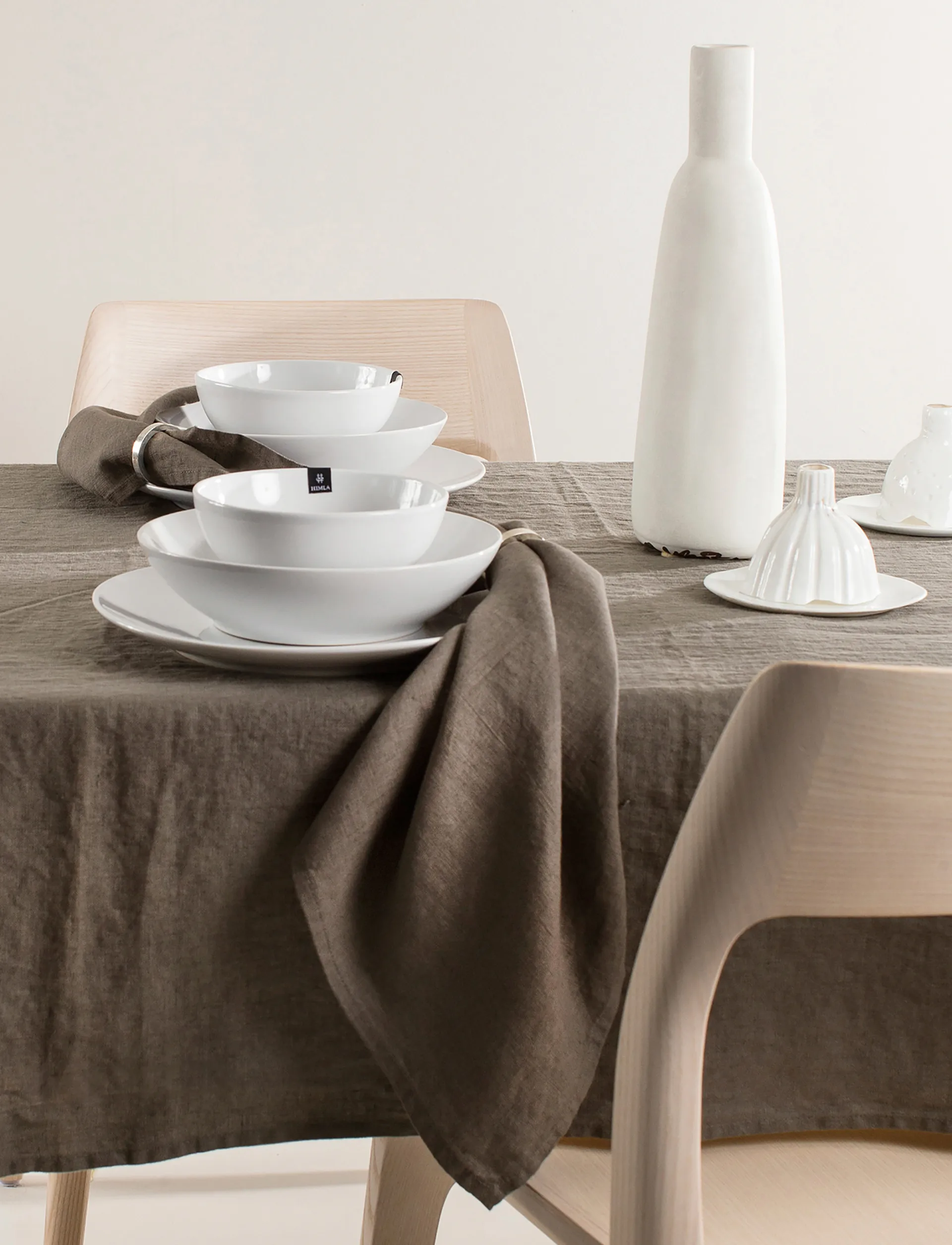 Sunshine 餐巾纸 四件套装, 咖啡色 Himla