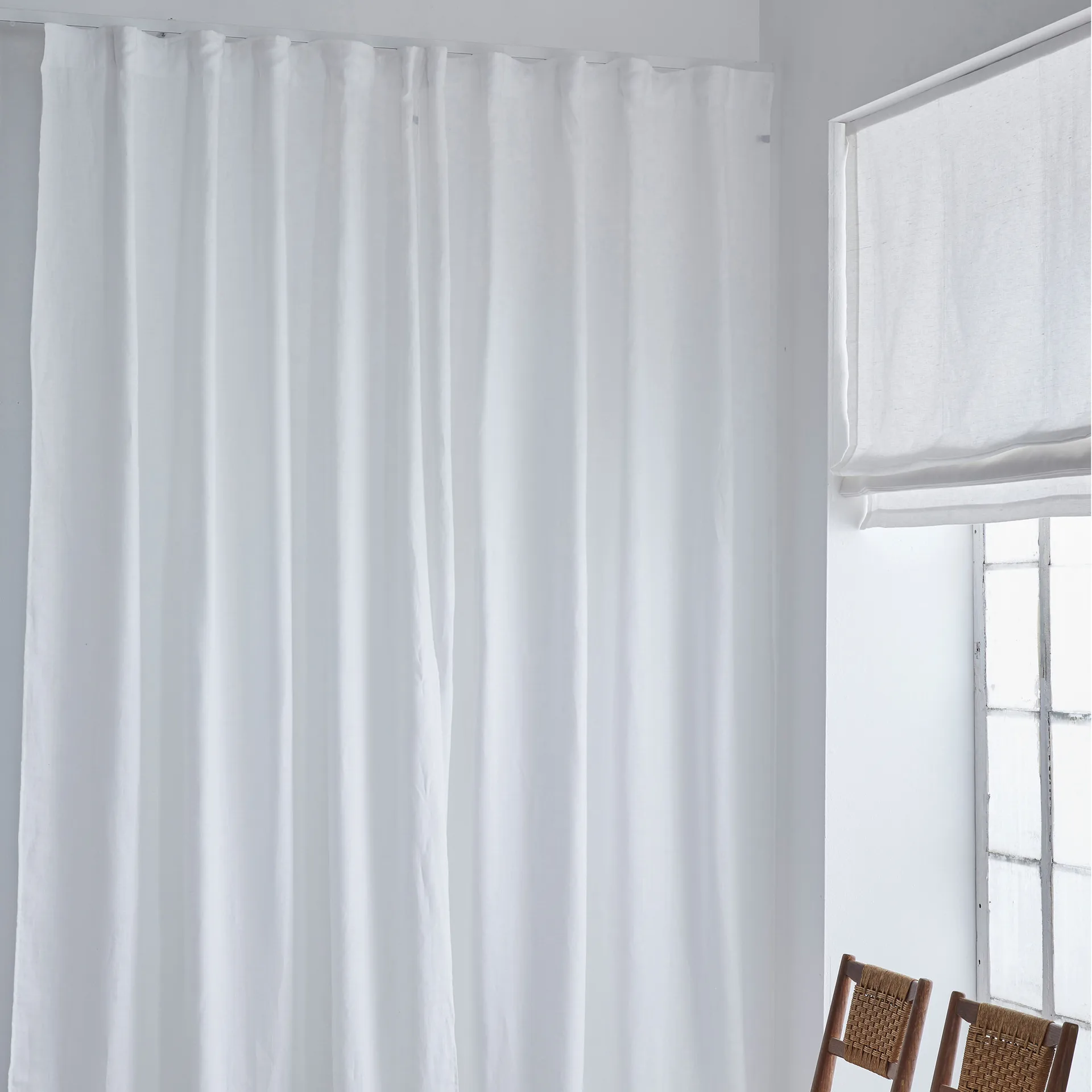 Twilight curtain with veckband 280x290 cm, 白色 Himla
