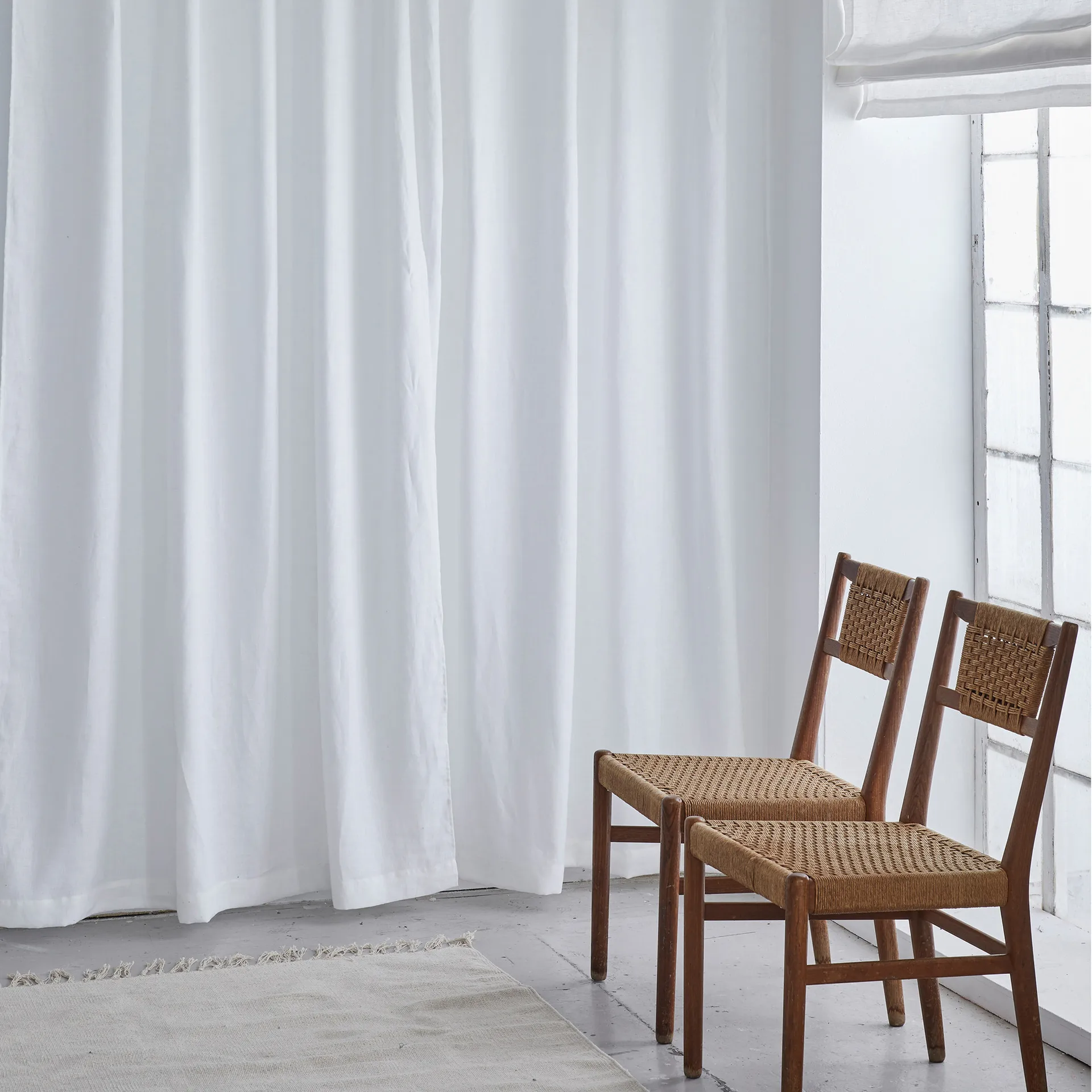 Twilight curtain with veckband 280x290 cm, 白色 Himla