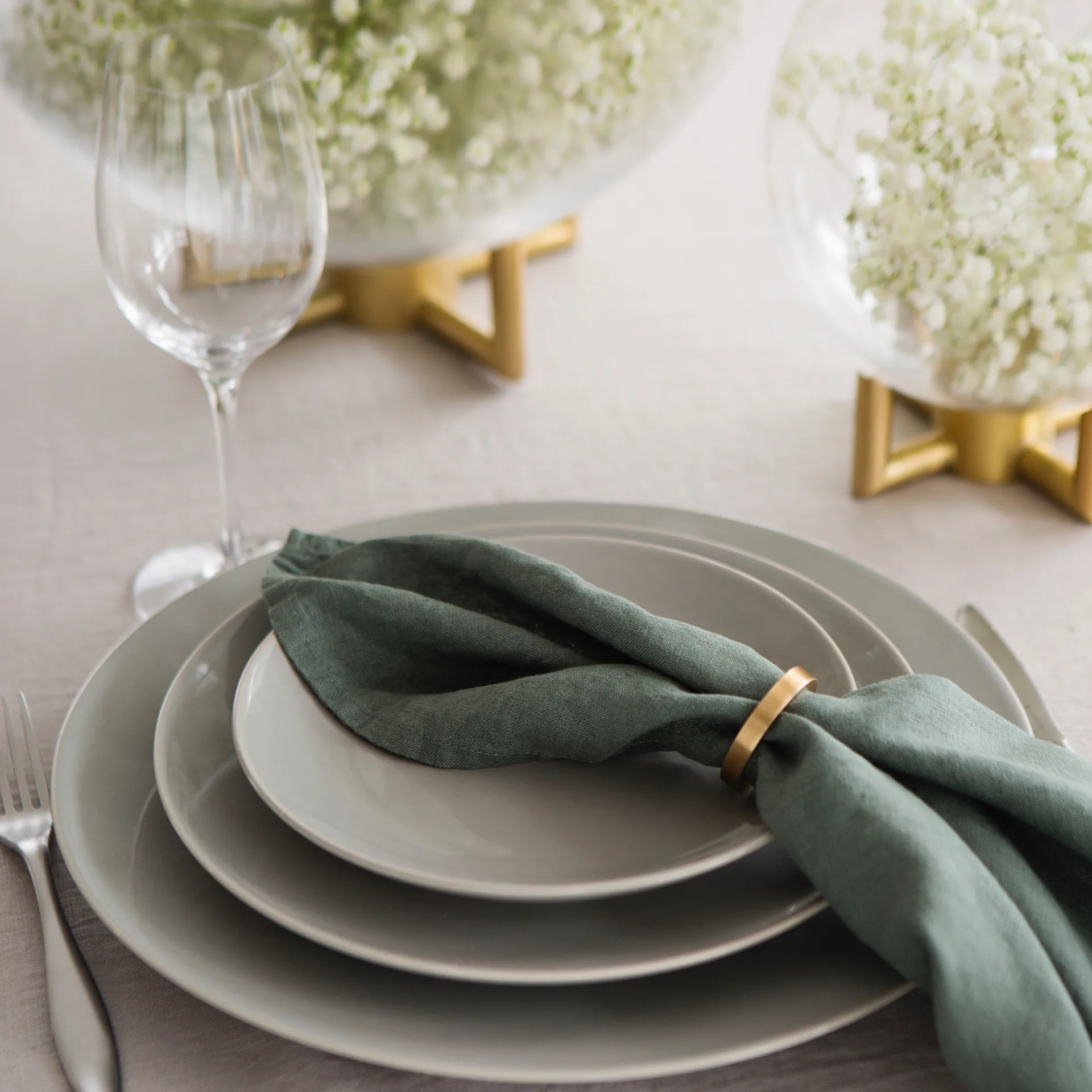 Vasa 餐巾环|napkin ring 四件套装, bronze Himla