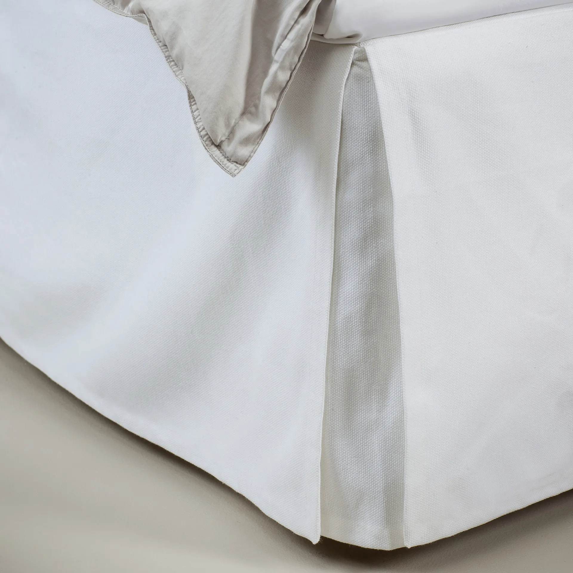 Weeknight 床帷(床裙) bed skirt  160x220x52 cm, 白色 Himla