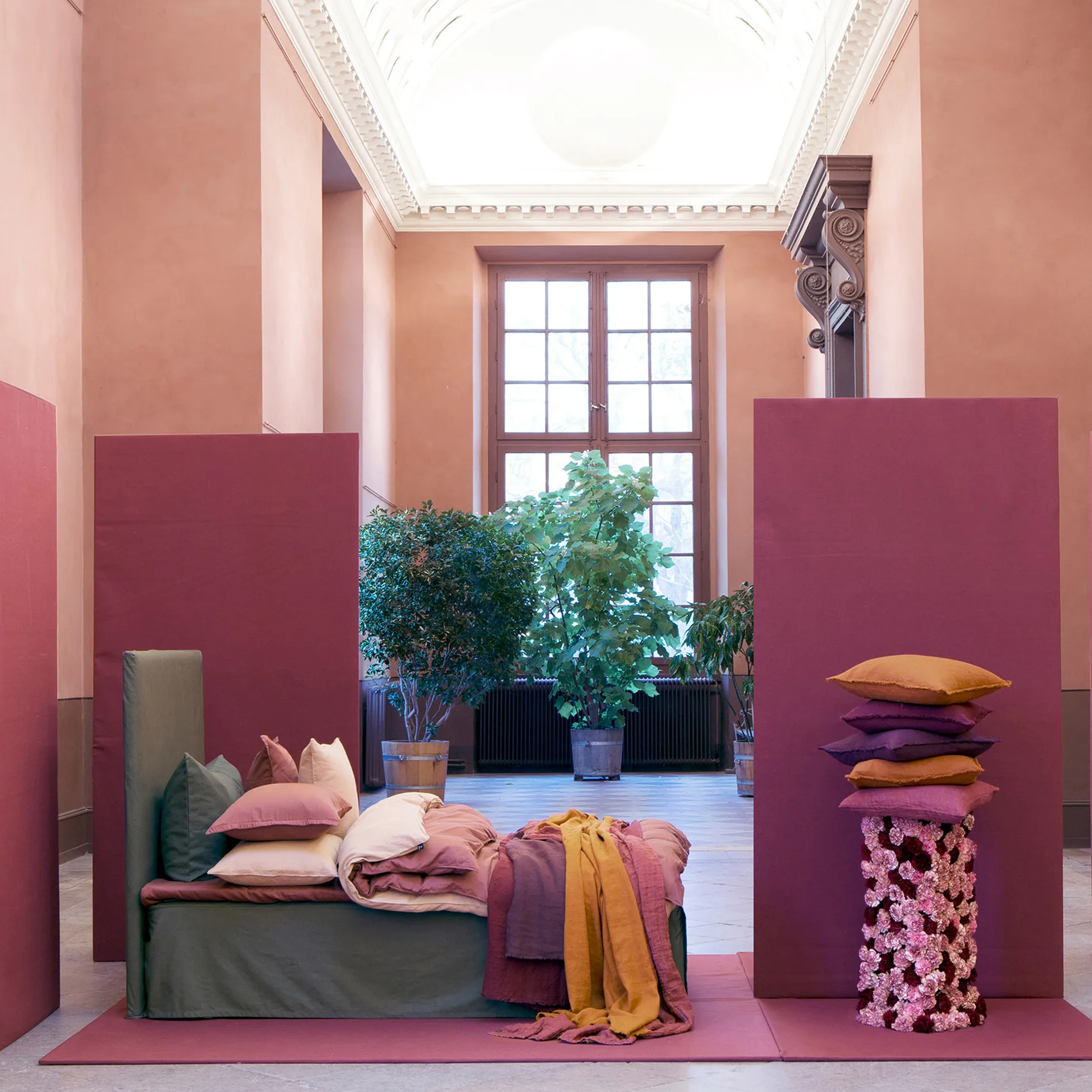 Weoaknight 床帷(床裙) bed skirt  90x220x52 cm, Charcoal Himla