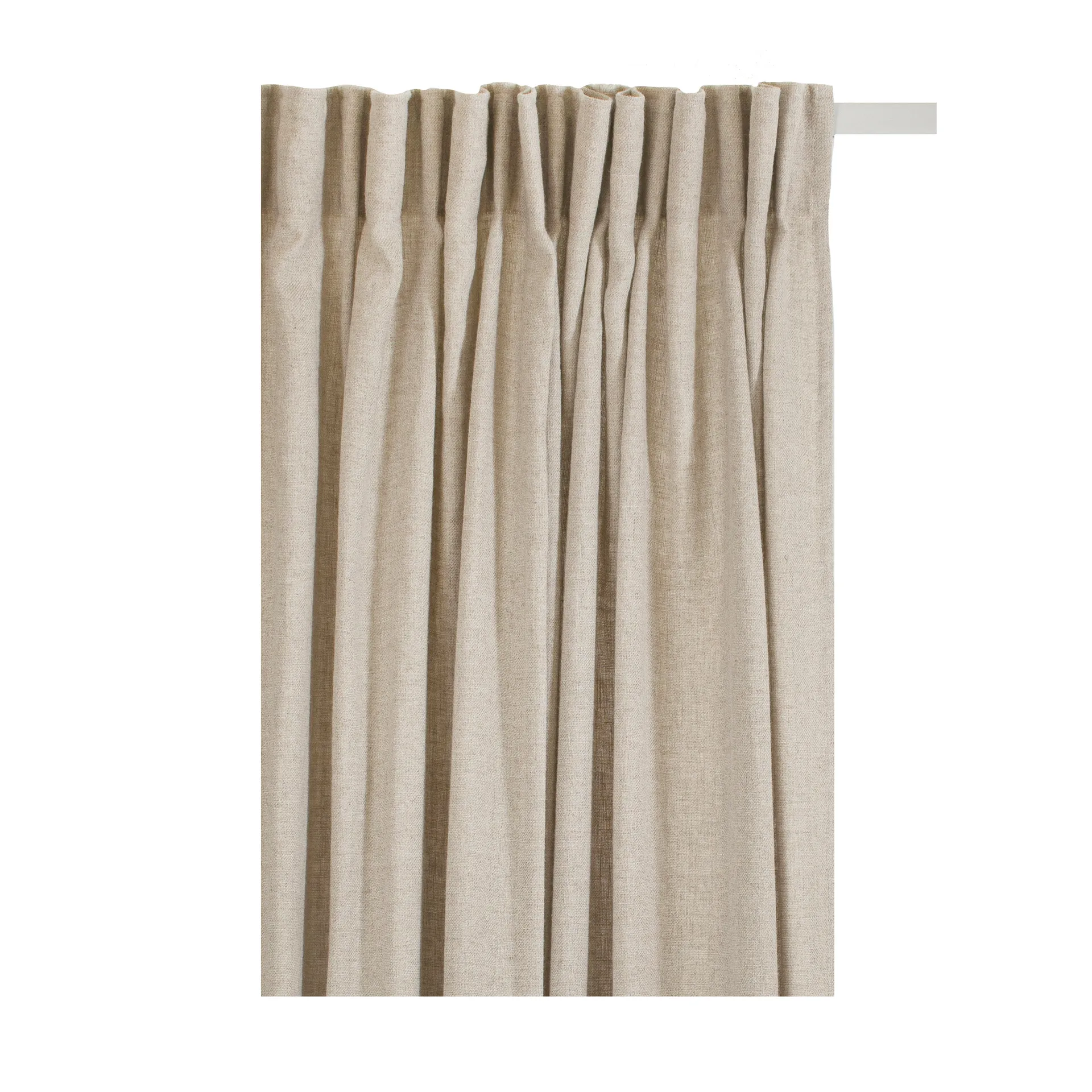 Woodland 窗帘 with pleat strip 135x290 cm, Natural Himla