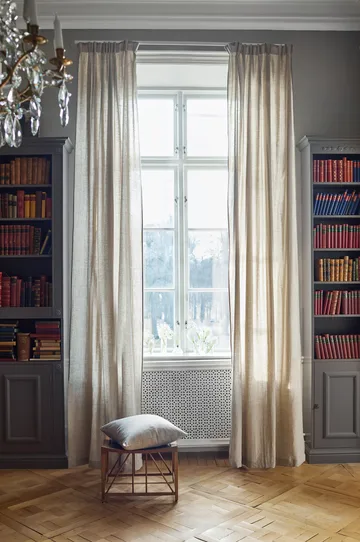 Woodland 窗帘 with pleat strip 135x290 cm - Natural - Himla