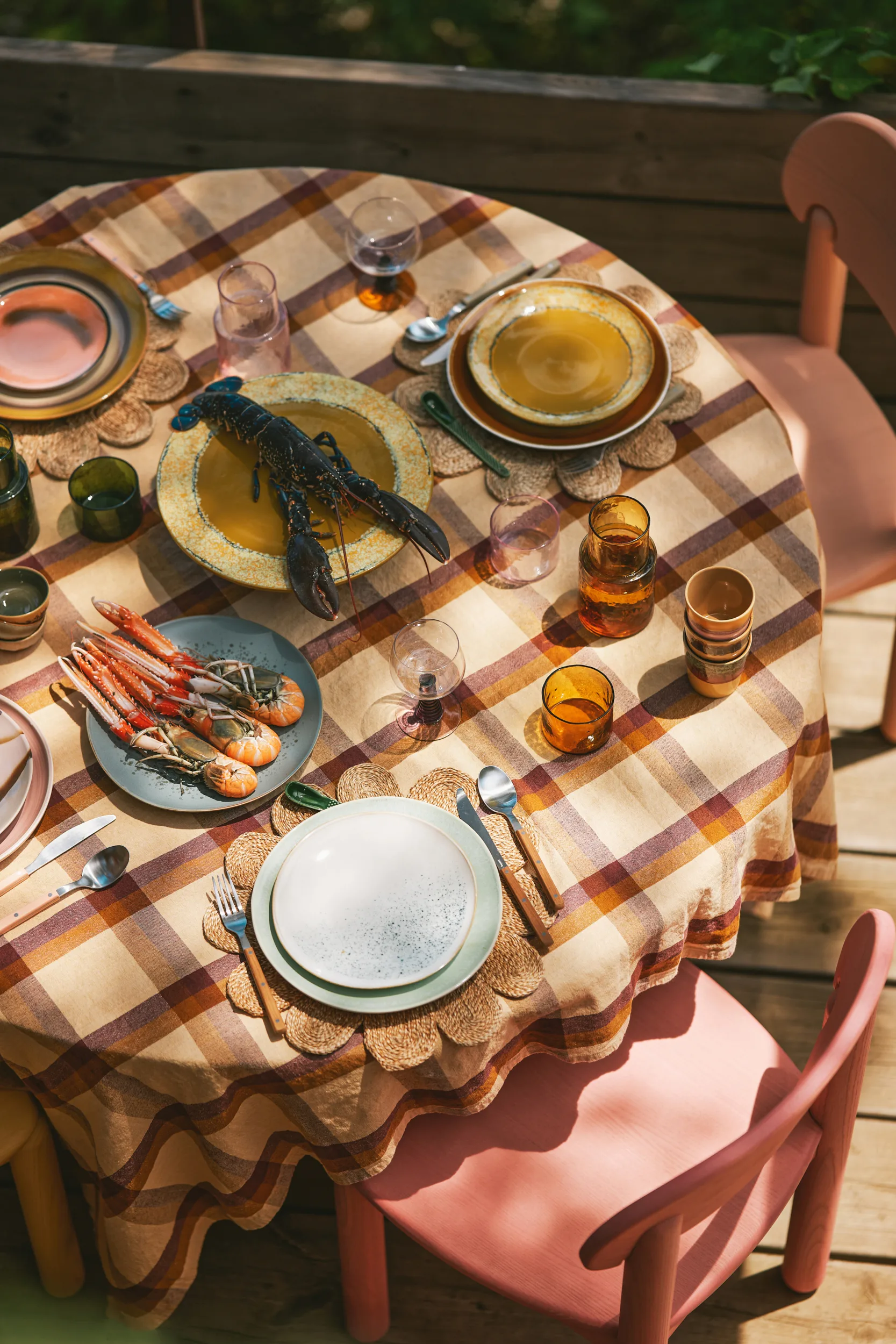 70's 盘子 Ø27,5 cm 两件套装, Palms HKliving