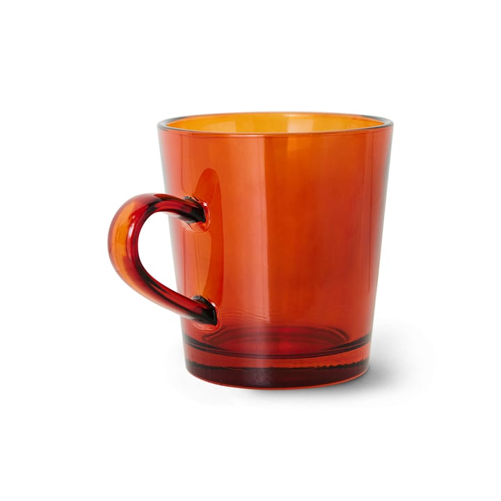70's glassware 咖啡杯 20 cl 四件套装, Amber 褐色 HKliving