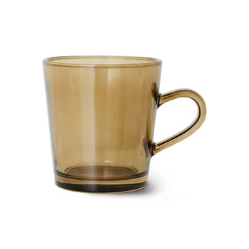 70's glassware 咖啡杯 20 cl 四件套装 - Mud 褐色 - HKliving