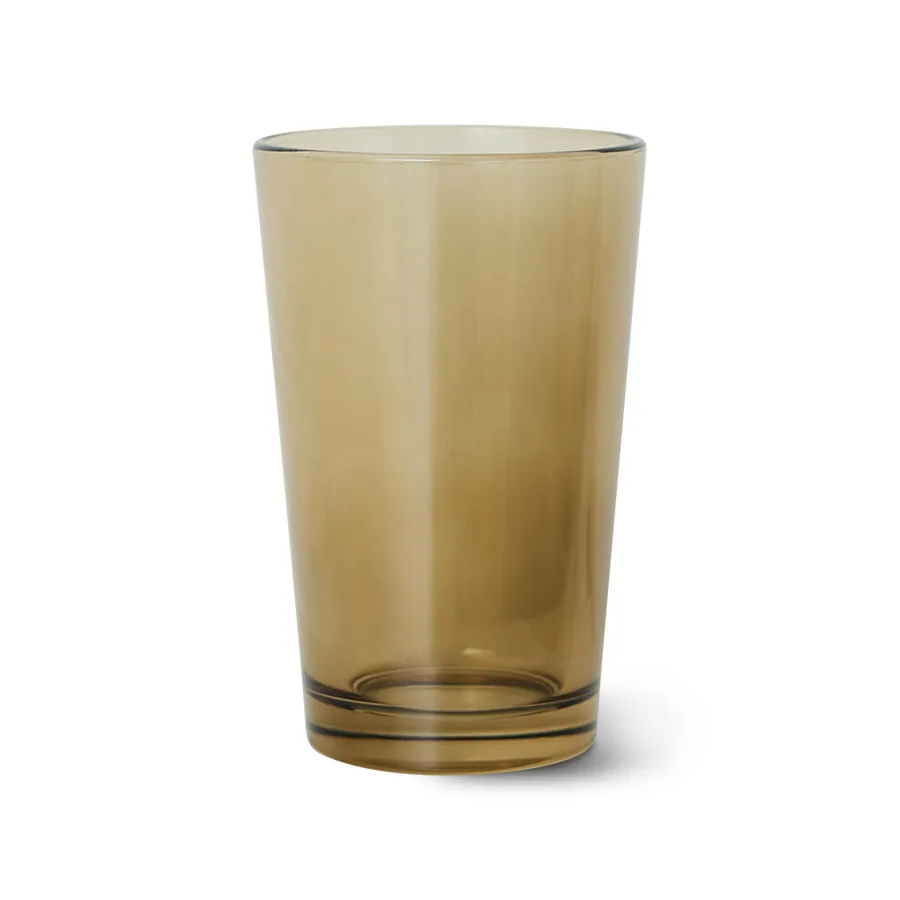 70's glassware tea glasses 20 cl 四件套装, Mud 褐色 HKliving