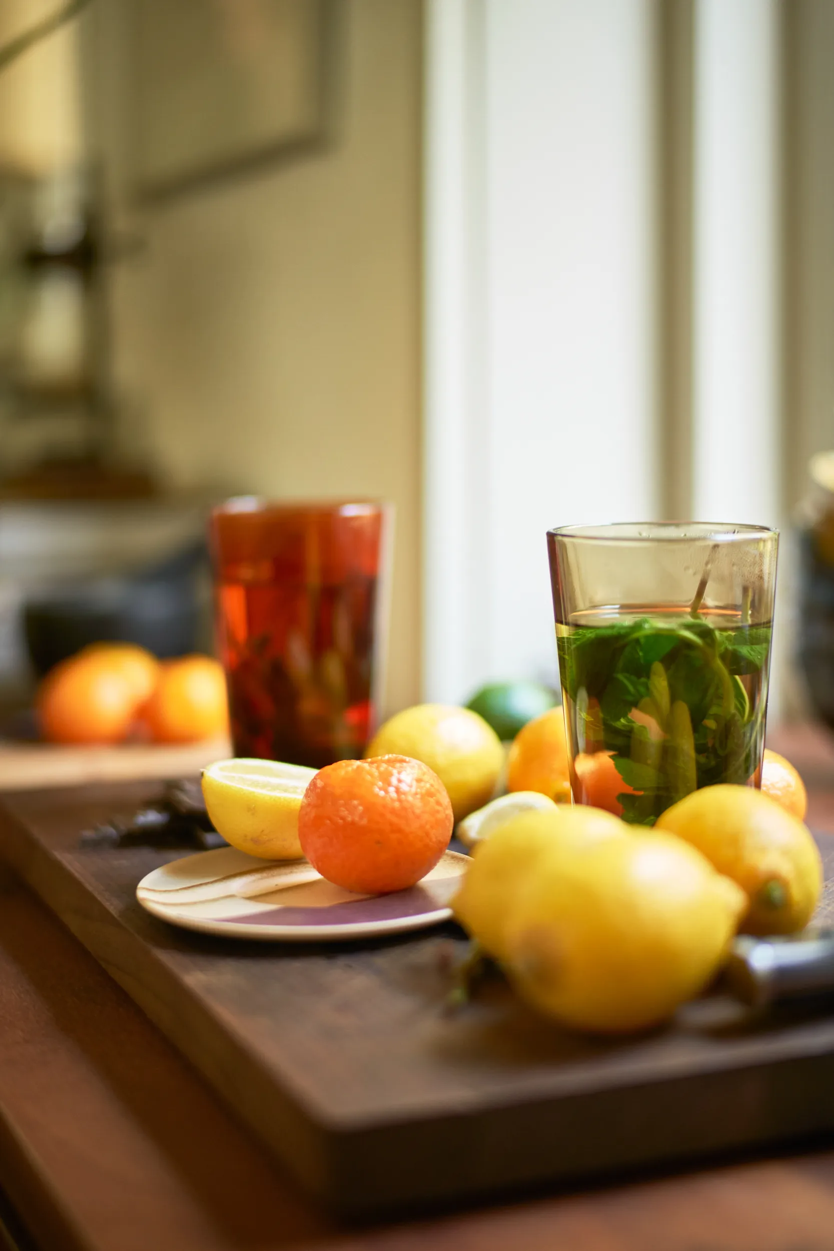 70's glassware tea glasses 20 cl 四件套装, Mud 褐色 HKliving