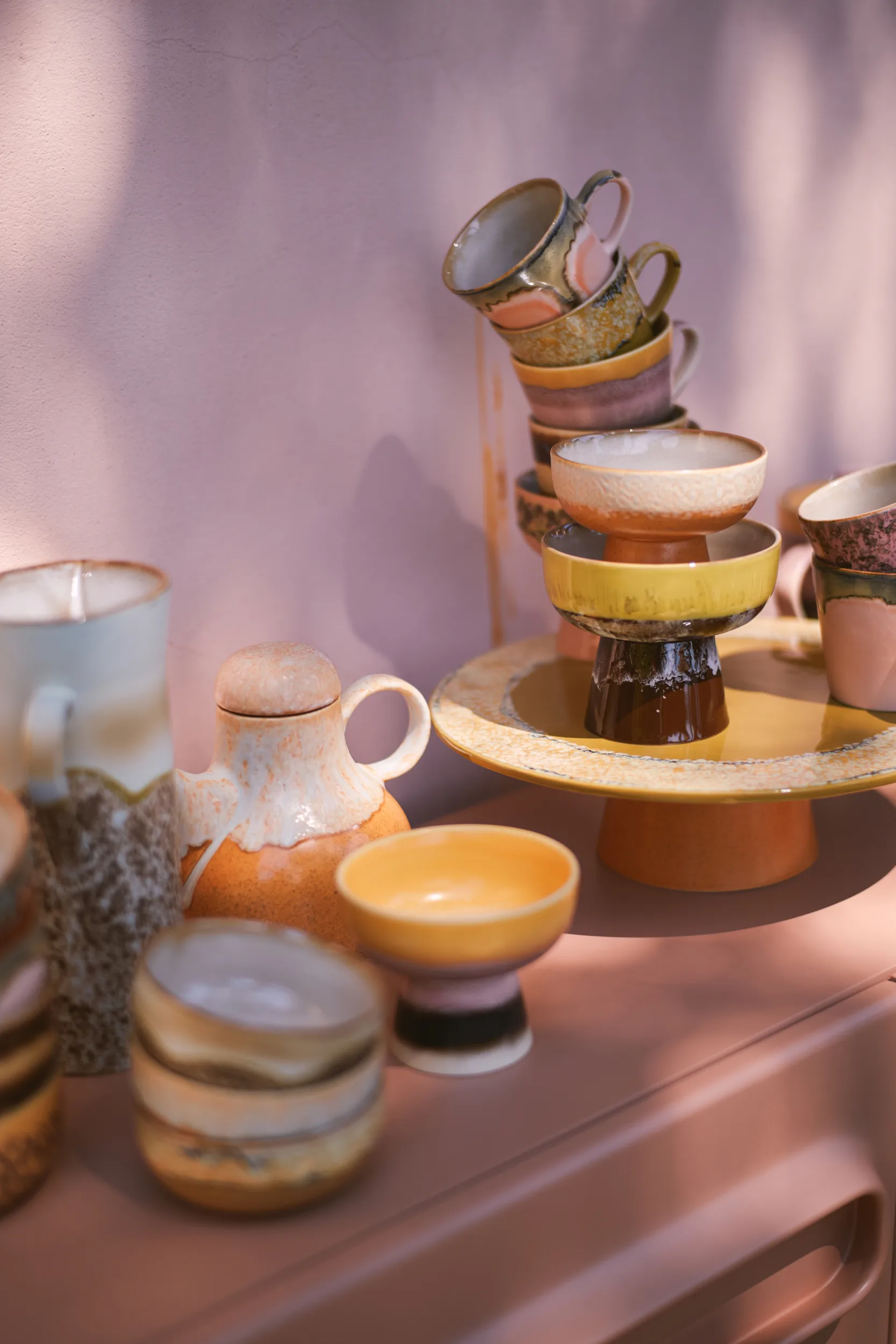 70's tapas 碗 on foot L Ø12.5x11 cm, Creek HKliving