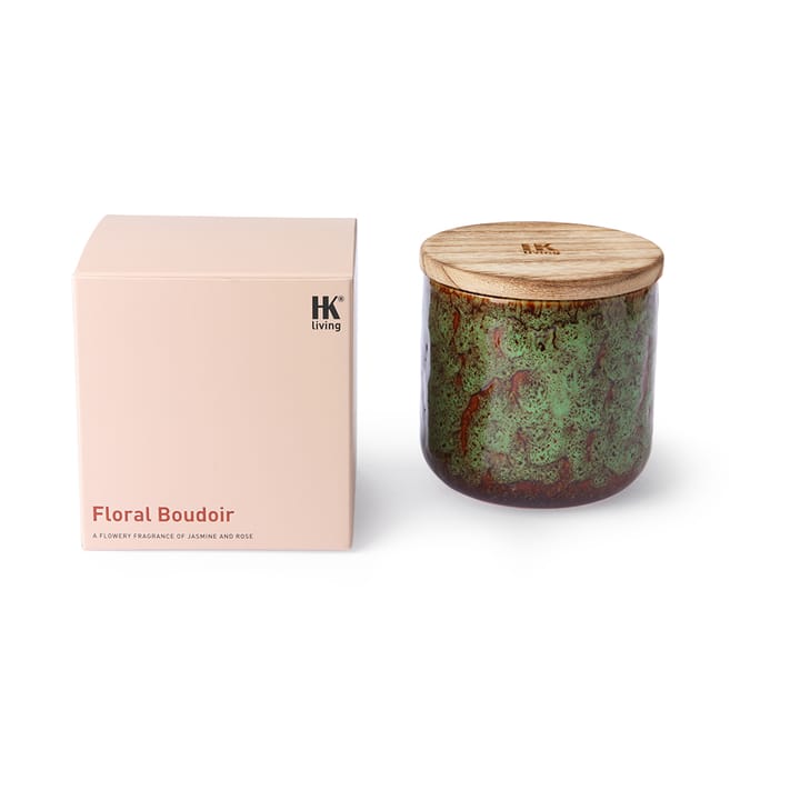 Floral boudoir 香薰蜡烛, 绿色 HKliving