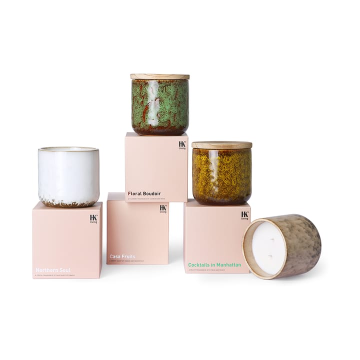 Floral boudoir 香薰蜡烛, 绿色 HKliving