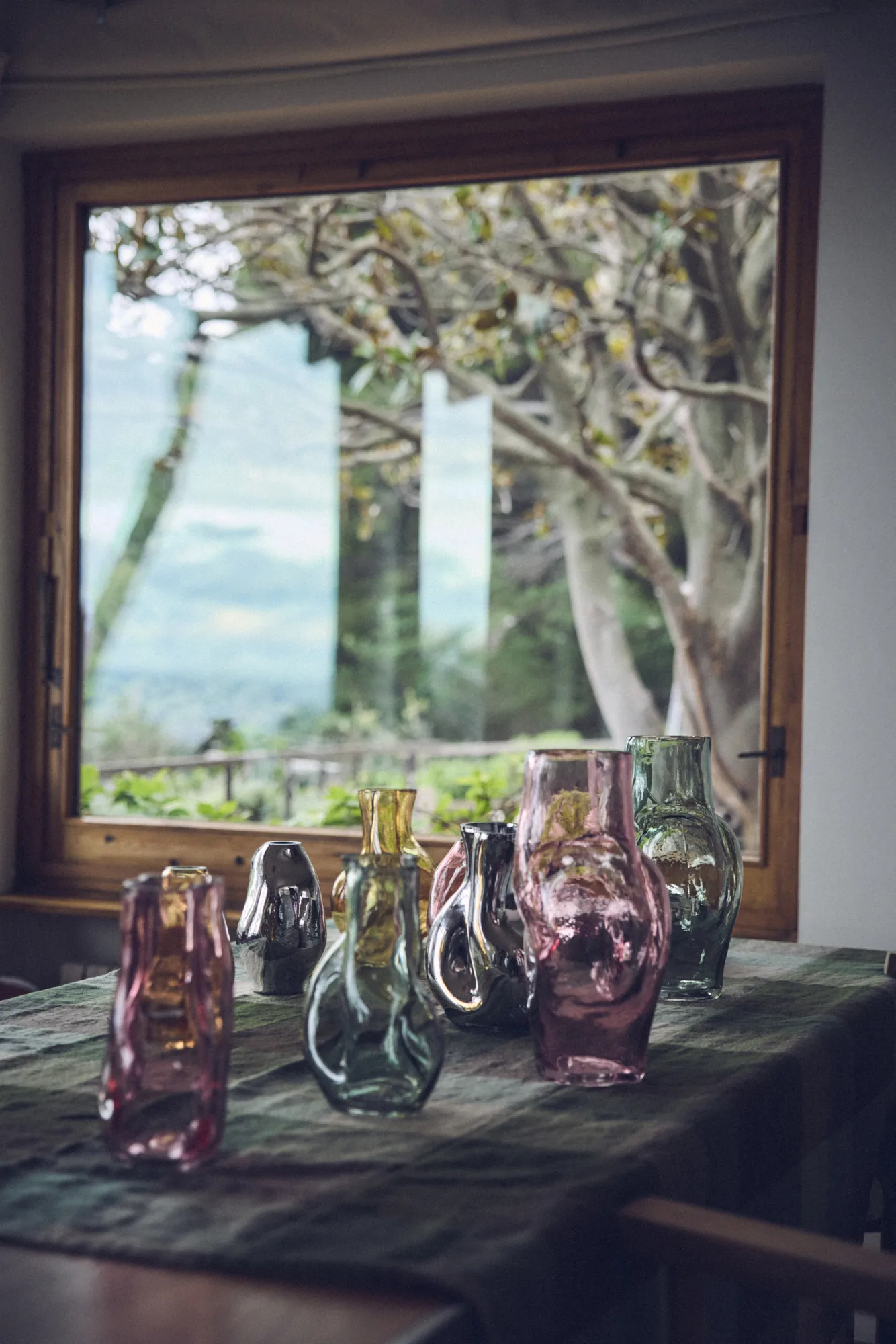 Gleam 花瓶 high, 橄榄色 HKliving