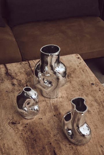 Gleam 花瓶 high - 镀铬色 - HKliving