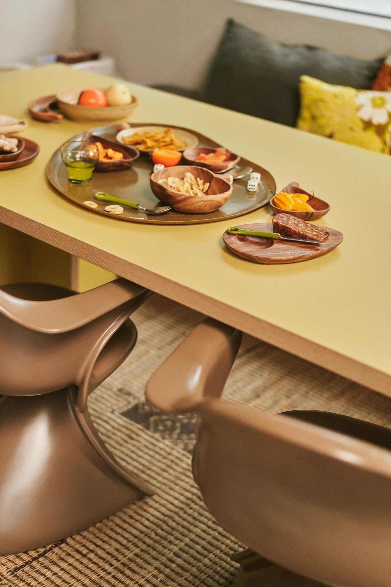 HKliving serving 托盘 Avocado, 褐色 HKliving