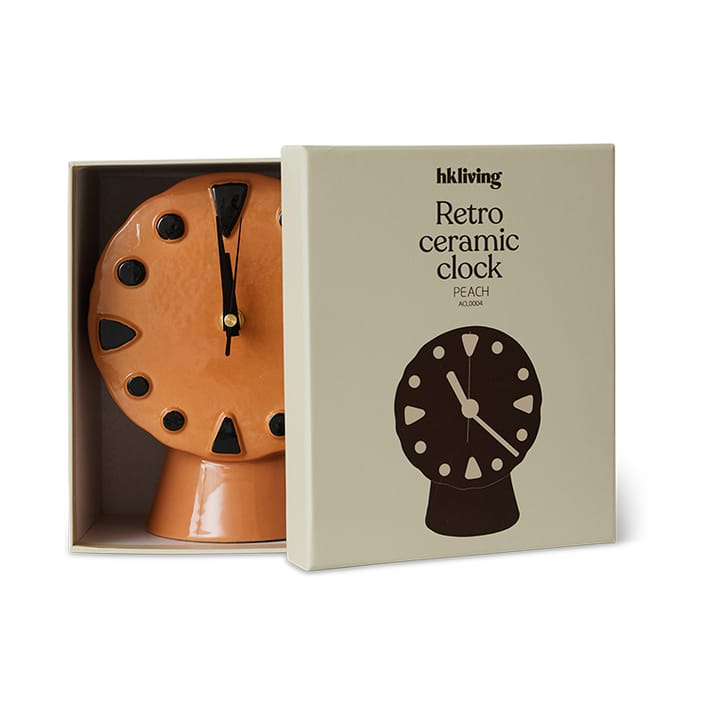 复古Retro陶瓷钟表 20.8 cm, 桃色 HKliving